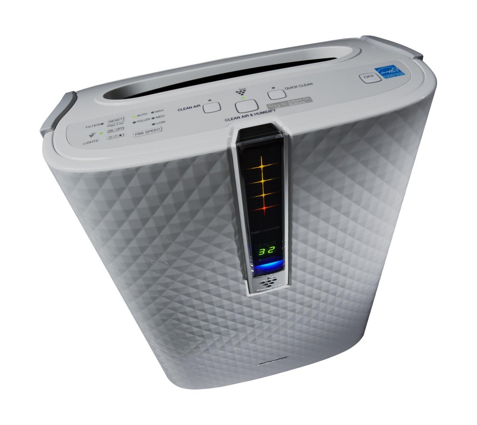 SHARP True HEPA Plasmacluster® Air Purifier with Humidifying Function for Medium Rooms - KC850U-KT