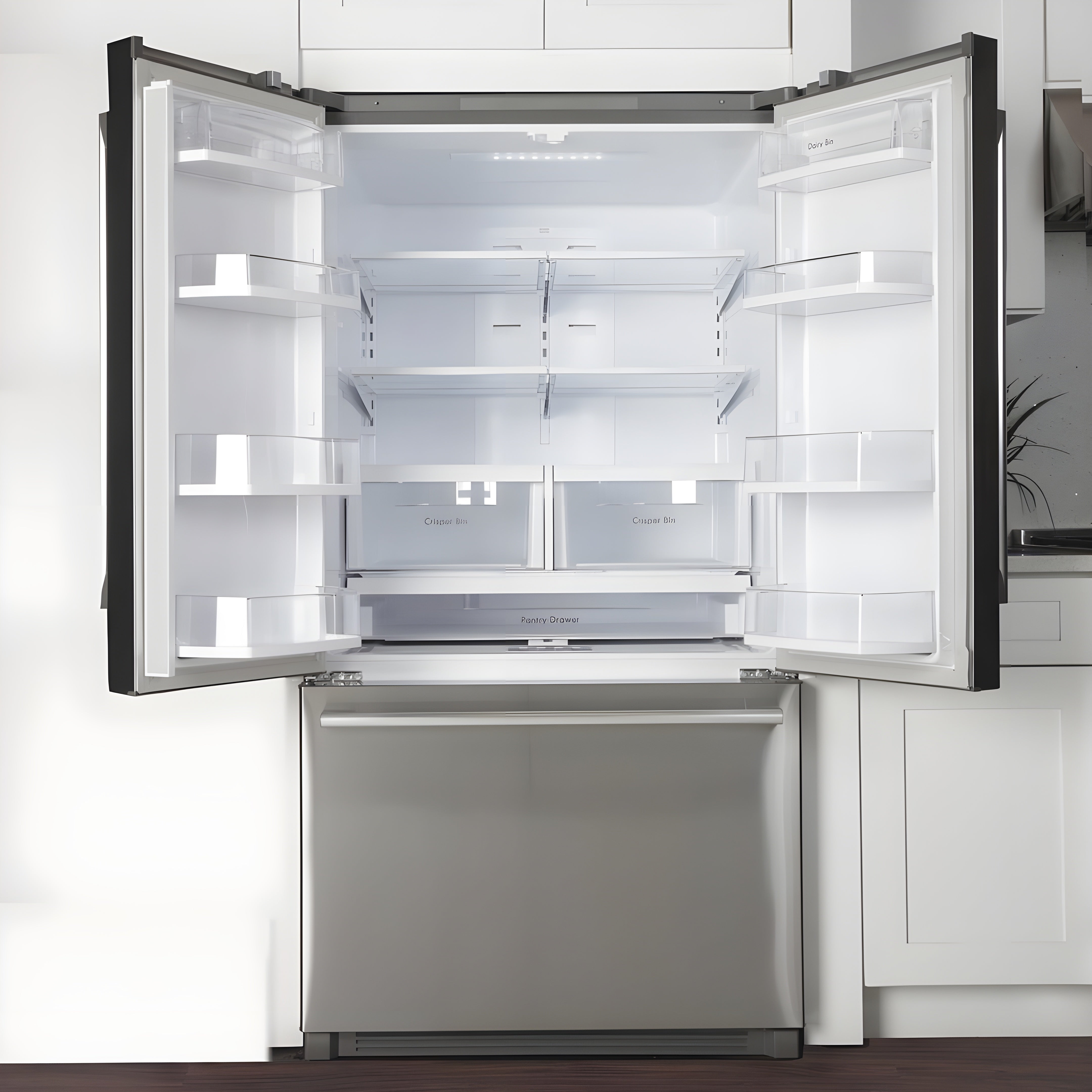 Kucht Professional 36 in. 26.1 cu. ft. French Door Refrigerator in Stainless Steel - K748FDS