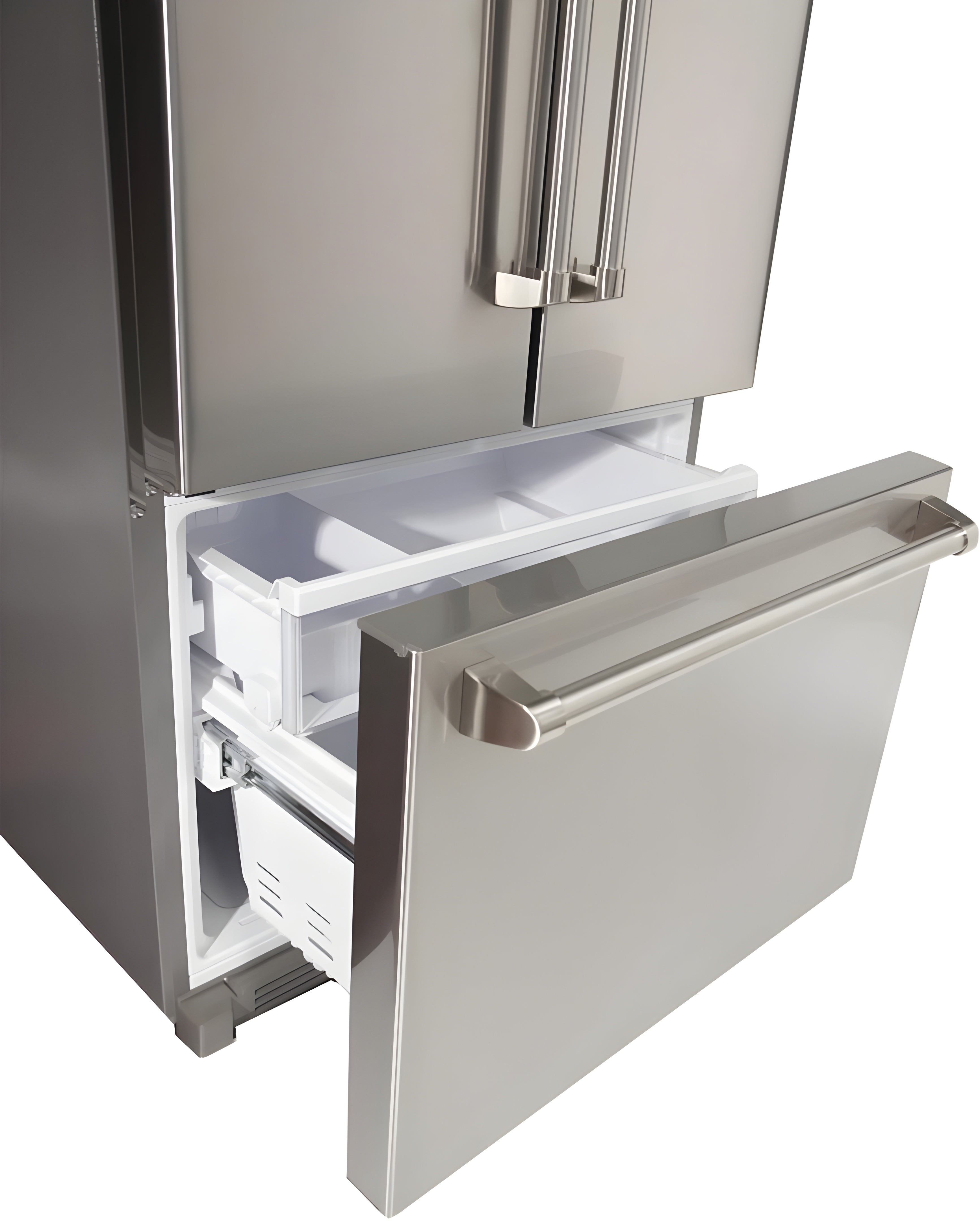 Kucht Professional 36 in. 26.1 cu. ft. French Door Refrigerator in Stainless Steel - K748FDS