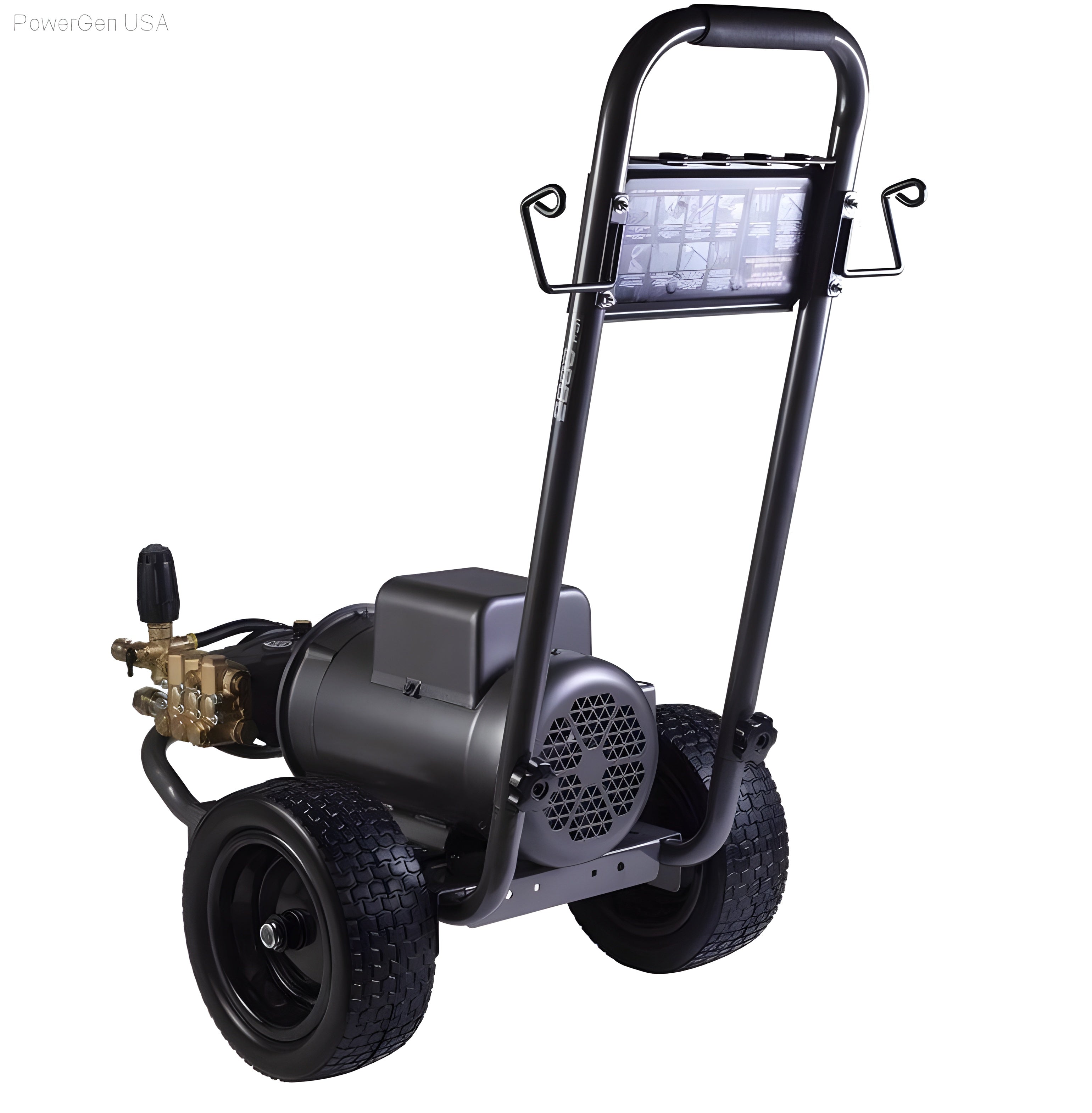 BE Power Equipment 2700 PSI  3.5 GPM Electric Pressure Washer with Baldor Motor and AR Triplex Pump - PowerGen USA - B2775EA