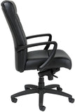 EuroTech Manchester High-Back Leather Executive Chair - EUR-LE150-BRNL