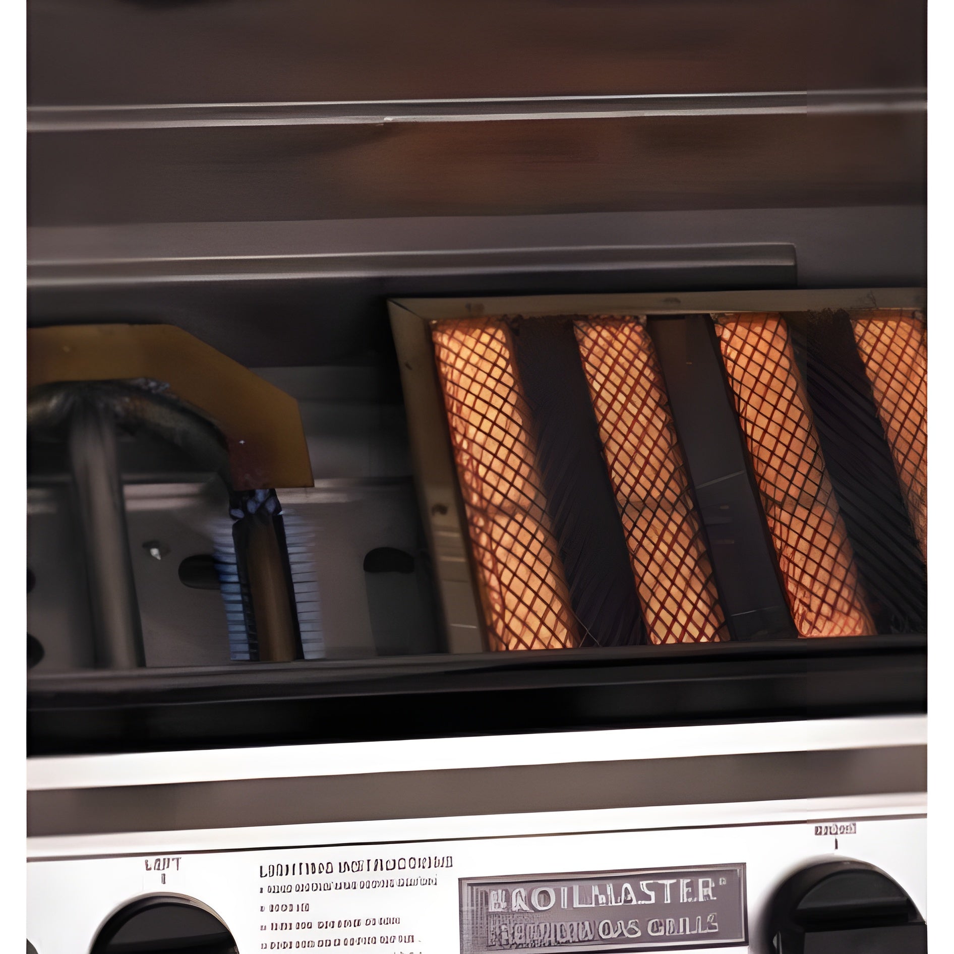 Broilmaster Infrared Series 27-Inch Built-In Natural Gas Grill with 2 Infrared Burners in Black - R3N