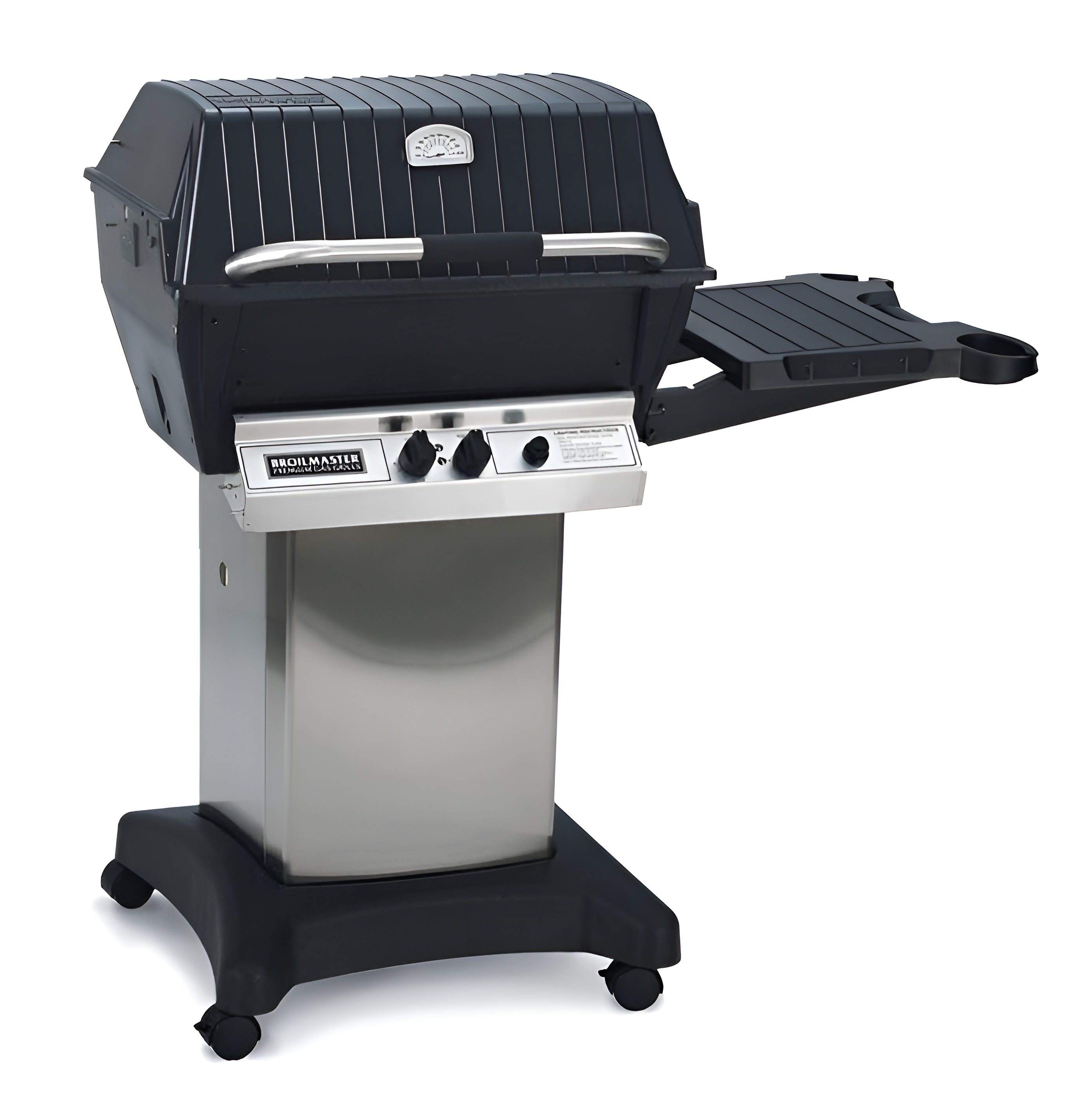 Broilmaster Premium Series 27-Inch Freestanding Liquid Propane Grill with 2 Standard Burners in Black - P3PK5