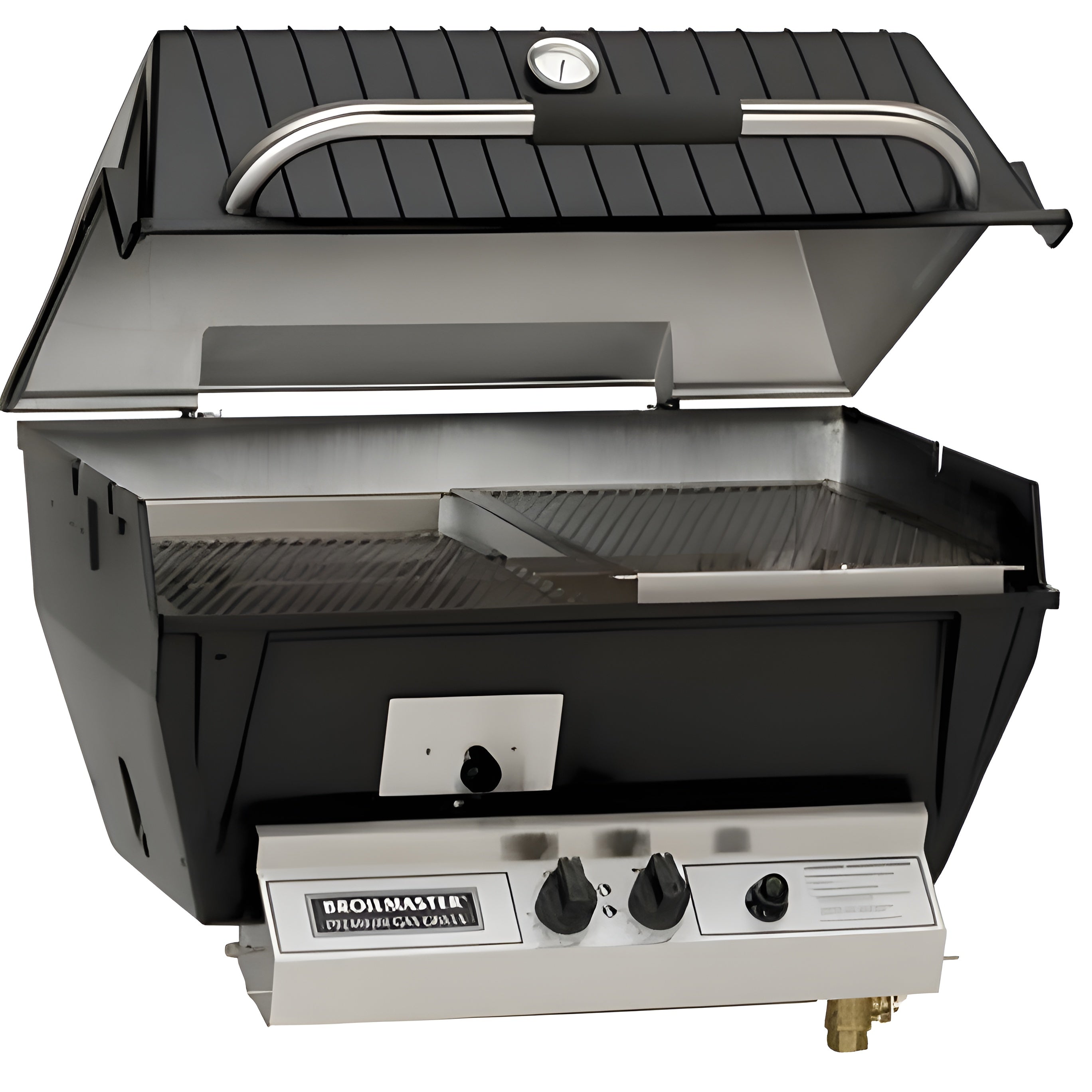 Broilmaster Qrave Series 27-Inch Built-In Liquid Propane Grill with 1 Standard Burners in Black - Q3X