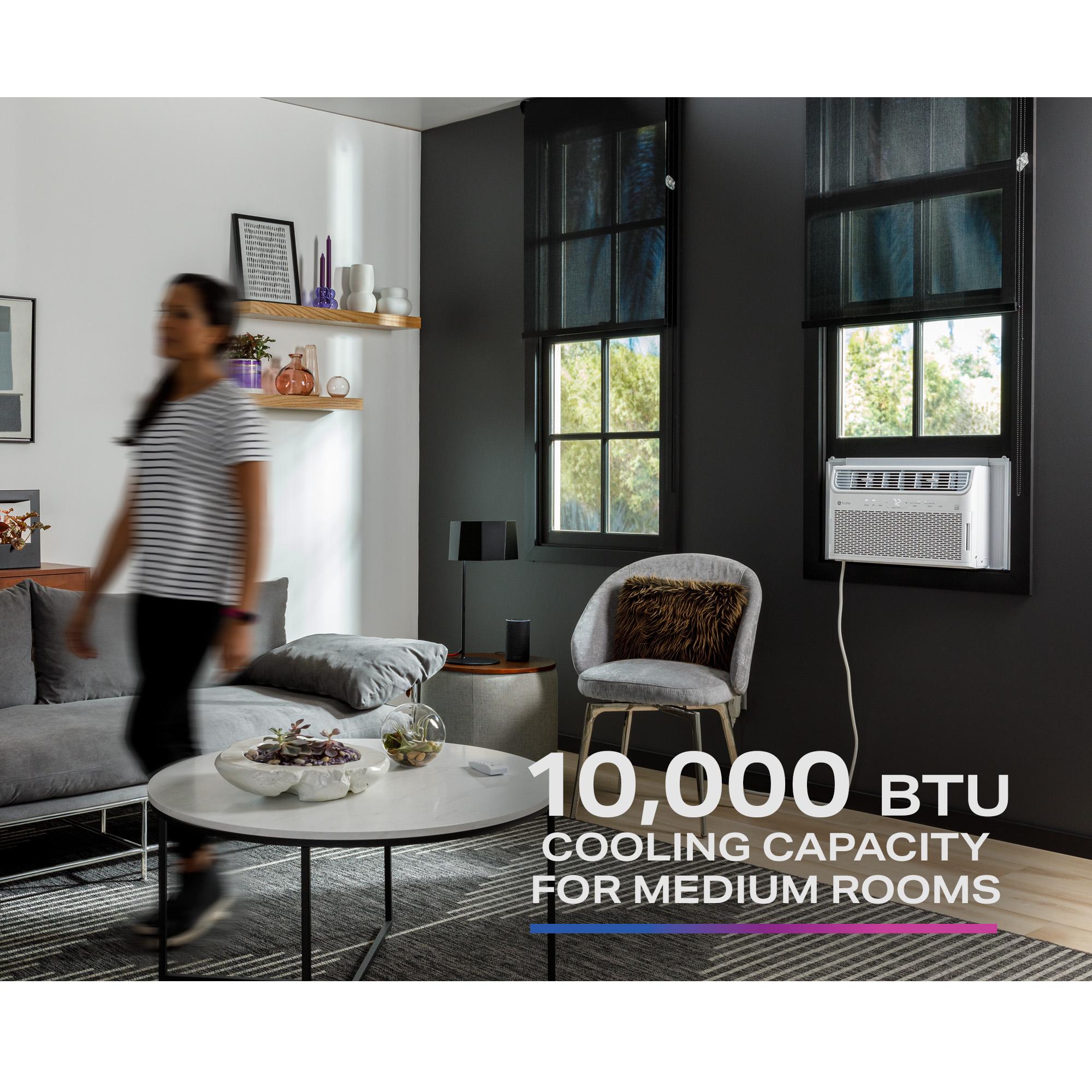 GE APPLIANCES AHTR10AC GE Profile(TM) ENERGY STAR(R) 10,000 BTU Inverter Smart Ultra Quiet Window Air Conditioner for Medium Rooms up to 450 sq. ft. - AHTR10AC-KT