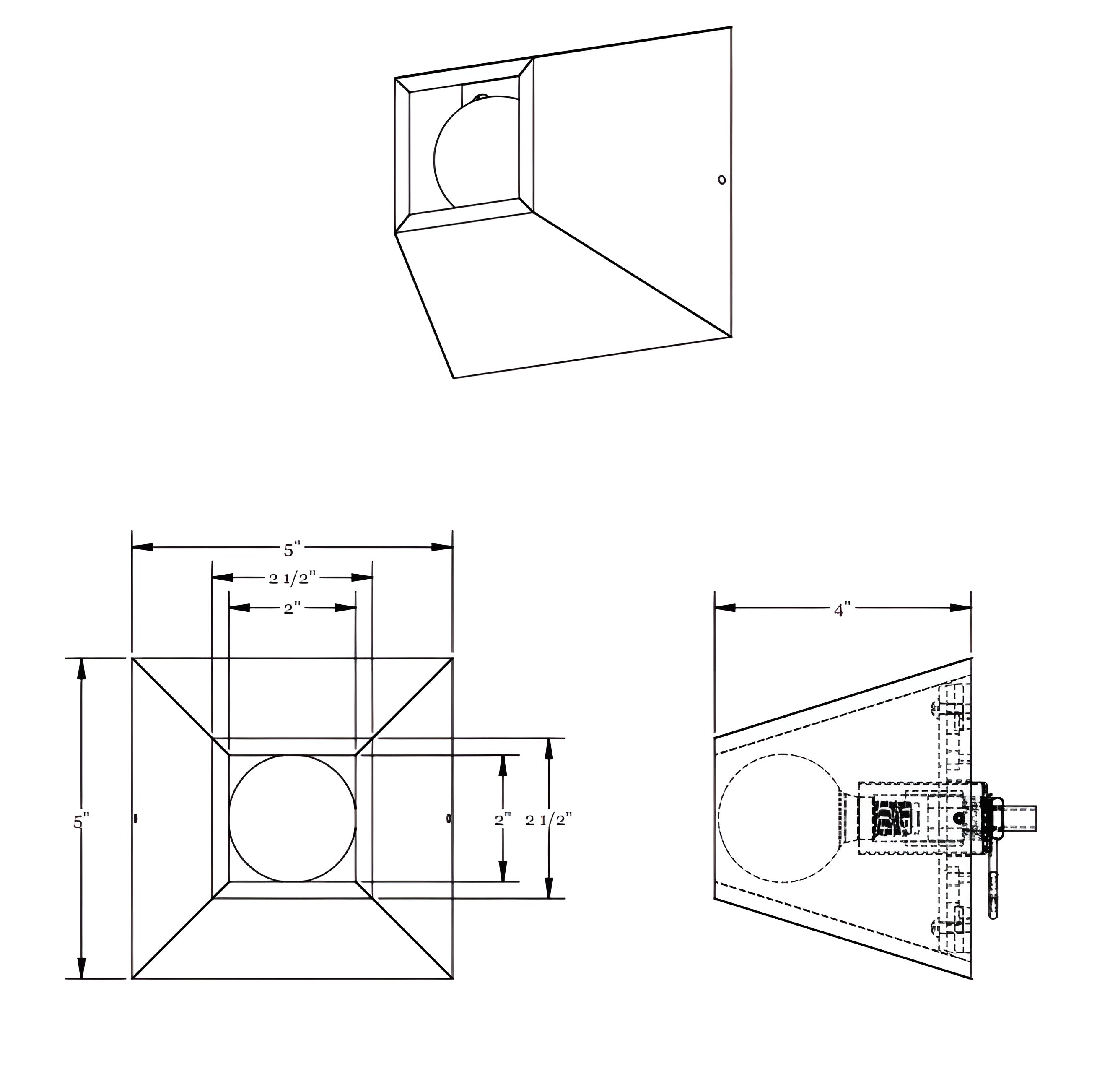 Workstead Cannon Sconce - WS-STK-CNN-SC-FM-NO-110