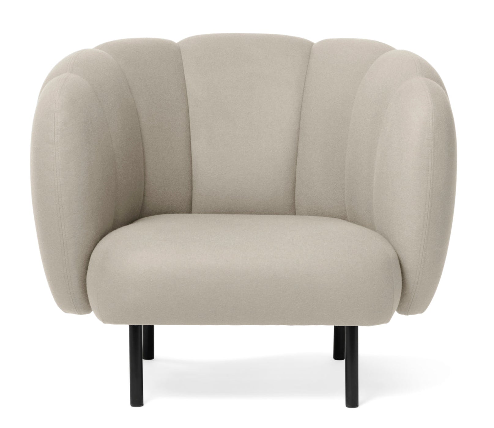Warm Nordic Cape Lounge Chair with Stitches - 2201135