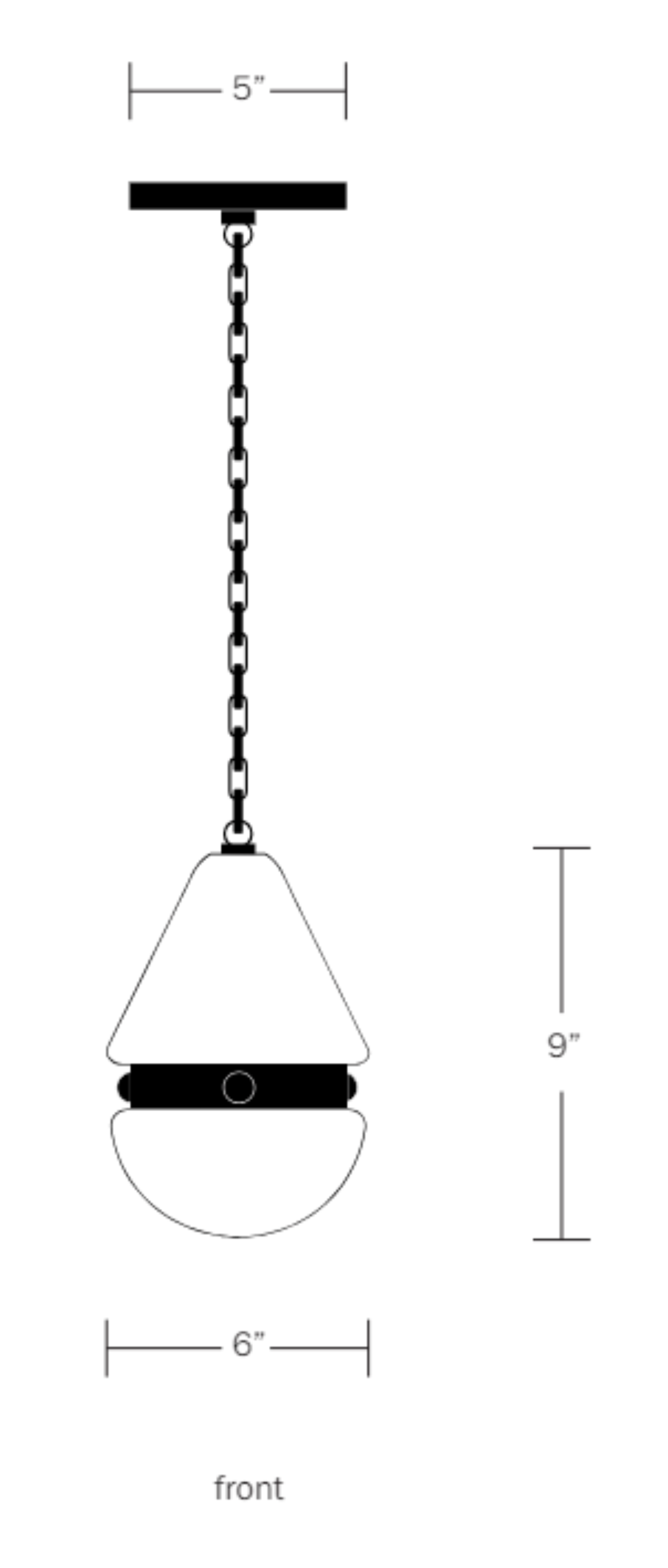 Workstead Cardinal Hemisphere Pendant Small - WS-BUO-CAR-HEM-P-SM-MBE-110 Price
