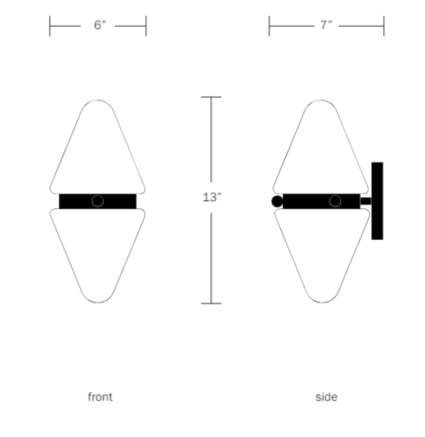 Workstead Cardinal Sconce - WS-BUO-CAR-SC-MBE-110