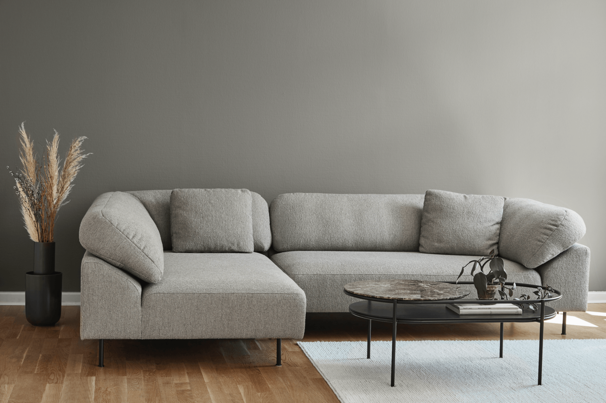 woud Collar Left 2 Seater Sectional - 650611