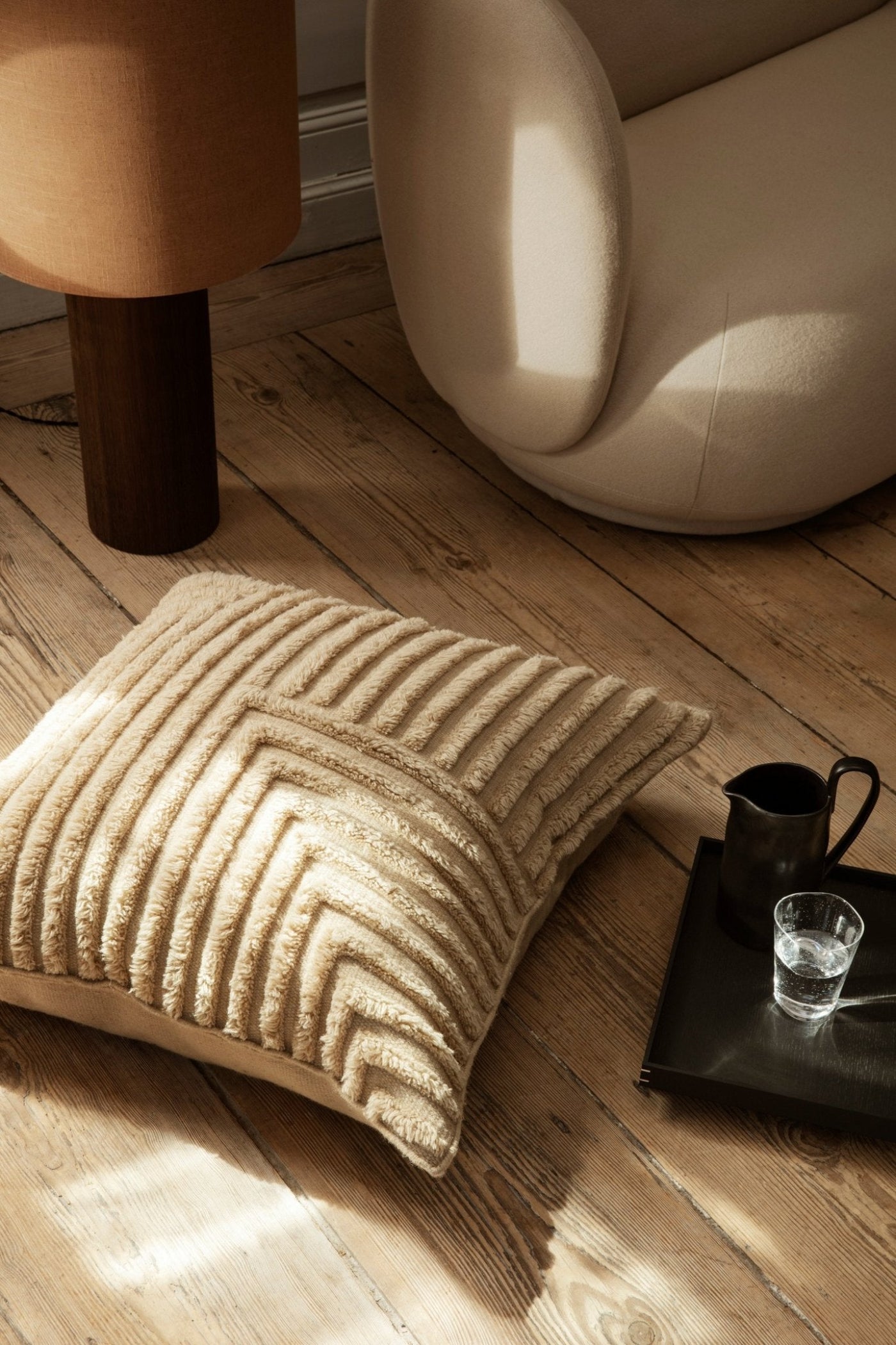 Ferm Living Crease Wool Cushion - 1104264622