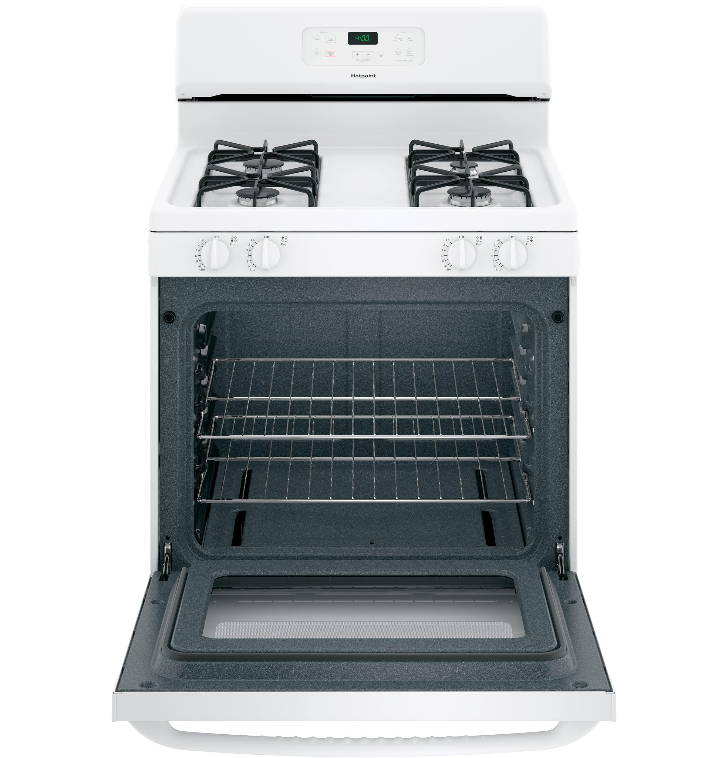 HOTPOINT  30" Free-Standing Standard Clean Gas Range - RGBS400DMWW-KT