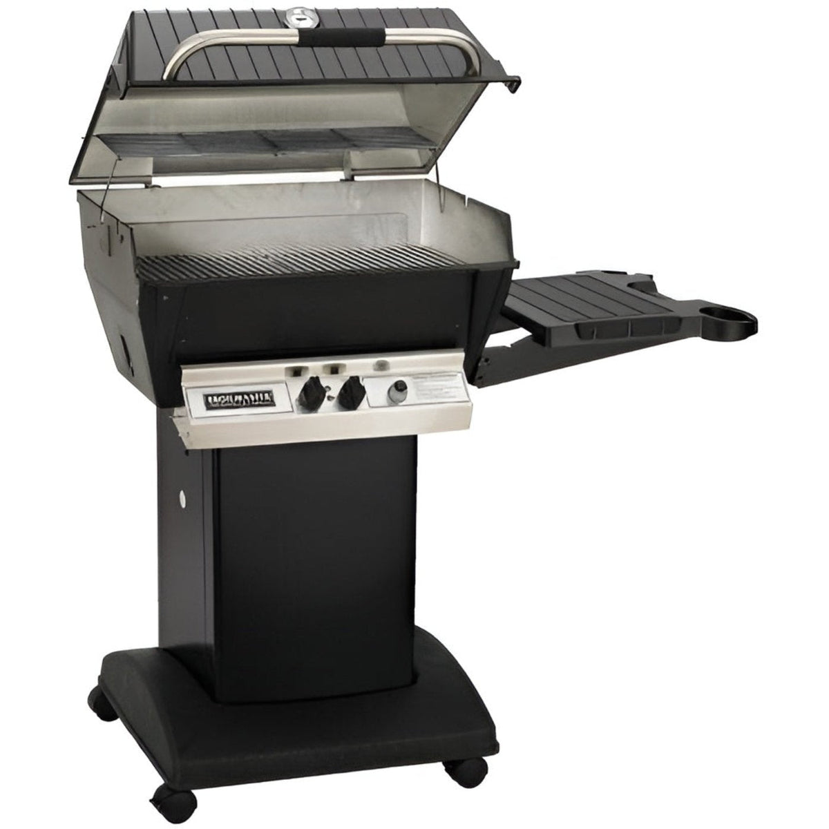 Broilmaster Deluxe Series 24-Inch Freestanding Natural Gas Grill with 2 Standard Burners in Black - H4PK1N