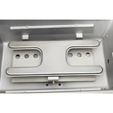 Broilmaster Deluxe Series 24-Inch Post Mount Natural Gas Grill with 2 Standard Burnersin Black - H4PK3N