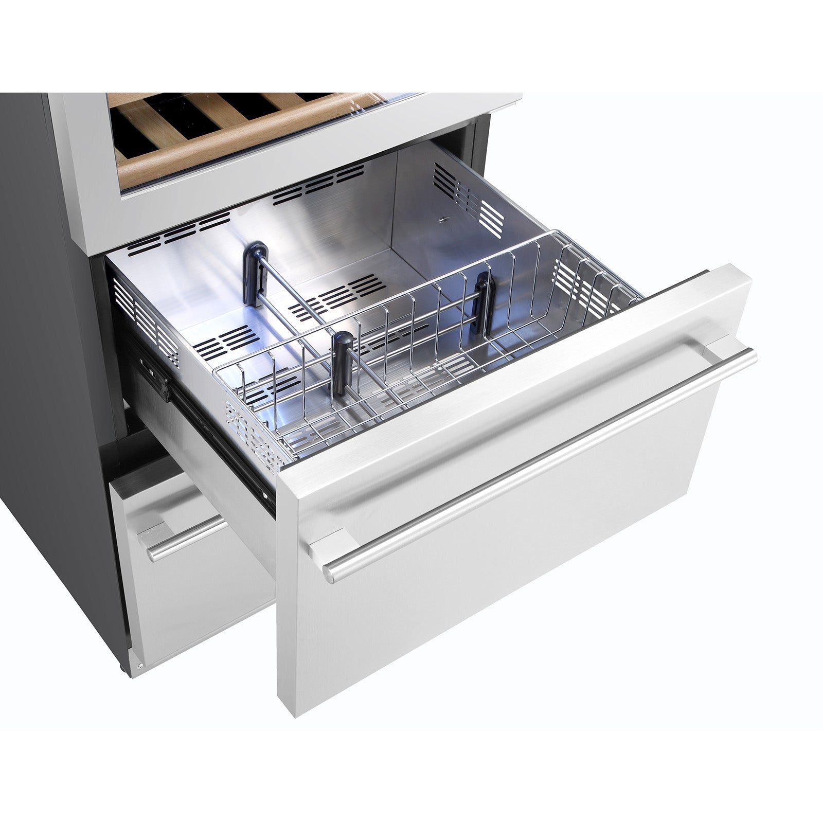 Kucht 24 in. 108 Bottle Dual Zone Wine Cooler, -  K510WB Kucht