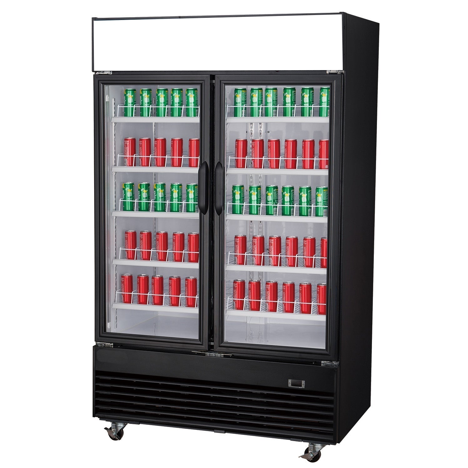Chef AAA -Commercial 47" 2 Glass Door Refrigerator 41.2 cu. ft. - TSM41R