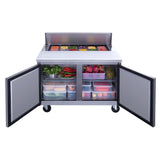 Chef AAA -  Commercial 48" 12 Pan Salad Sandwich Food Prep Table Refrigerator 11.4cu.ft. - TSP48