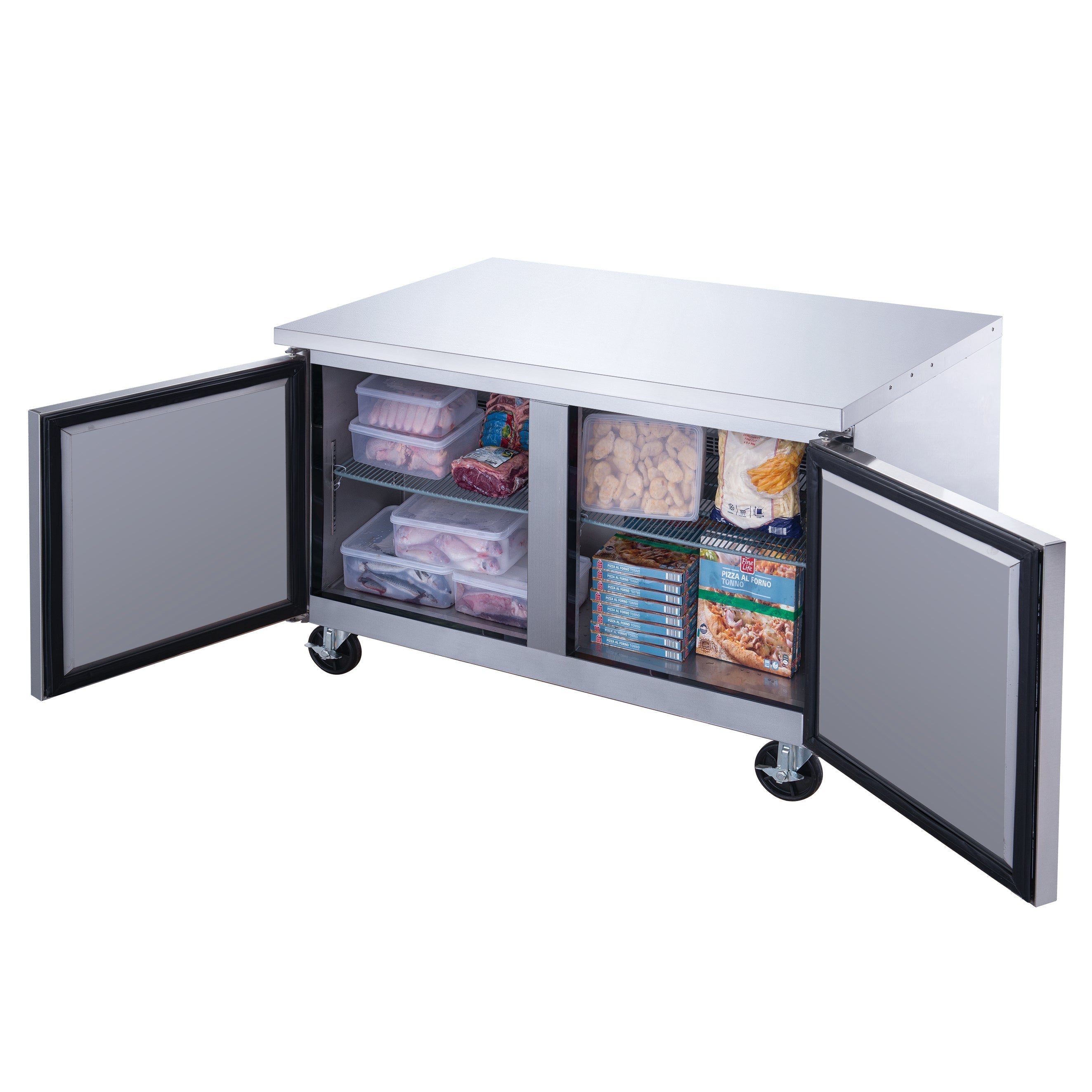 Chef AAA -  Commercial 48" Undercounter Worktop Refrigerator 12.2 cu.ft. NSF - TUC48R