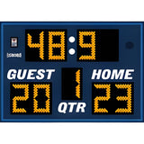 Electro-Mech Outdoor Portable Multi-Sport Scoreboards 5'x3-1/2' - LX6324