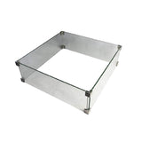 Elementi - Wind Screen Accessory for Manhattan, Birmingham, and Naples Fire Table OFG103-WS