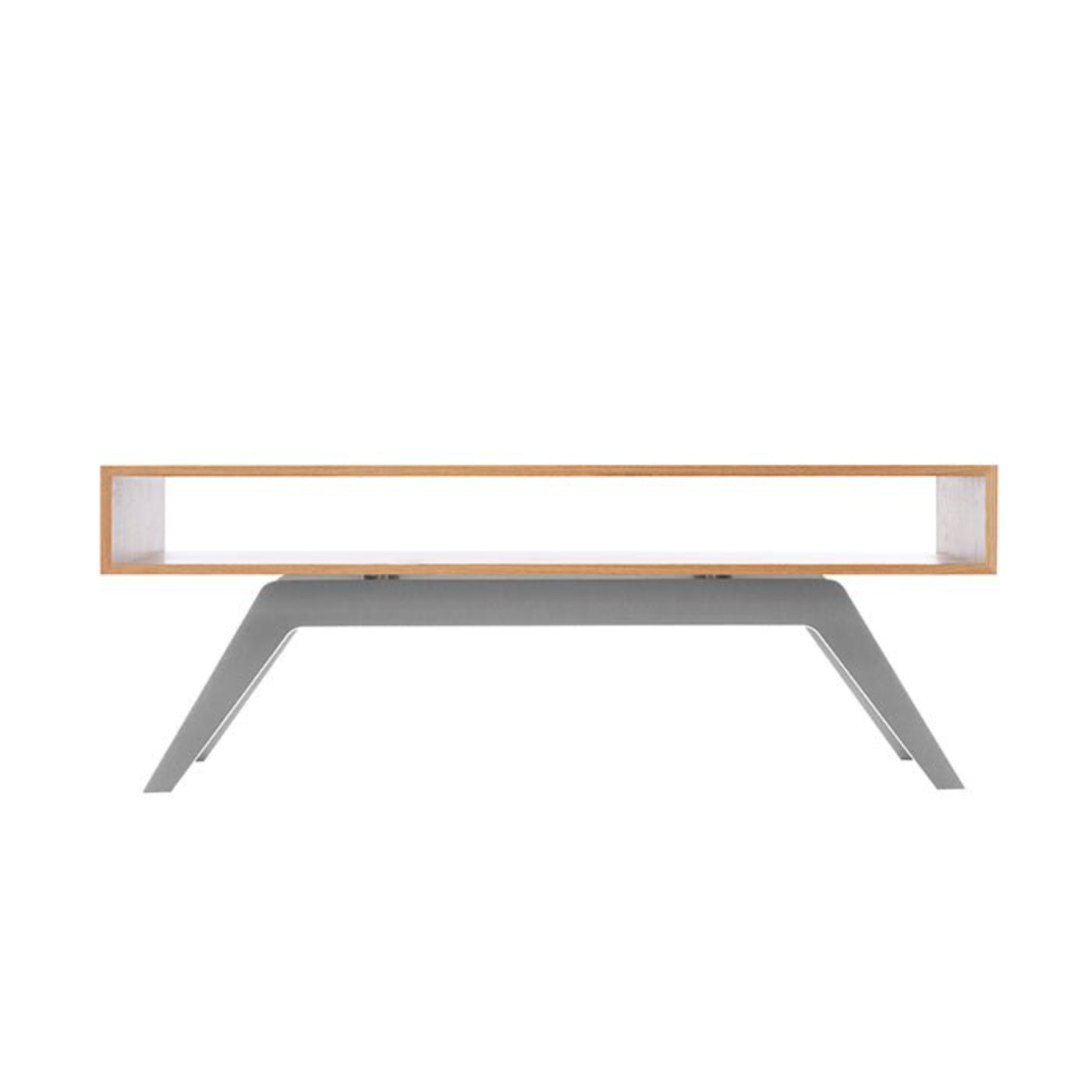 Eastvold Furniture Elko Coffee Table - White Oak - ELKOCOFOAKBLACK