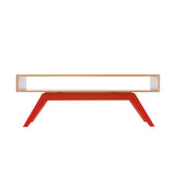 Eastvold Furniture Elko Coffee Table - White Oak - ELKOCOFOAKBLACK