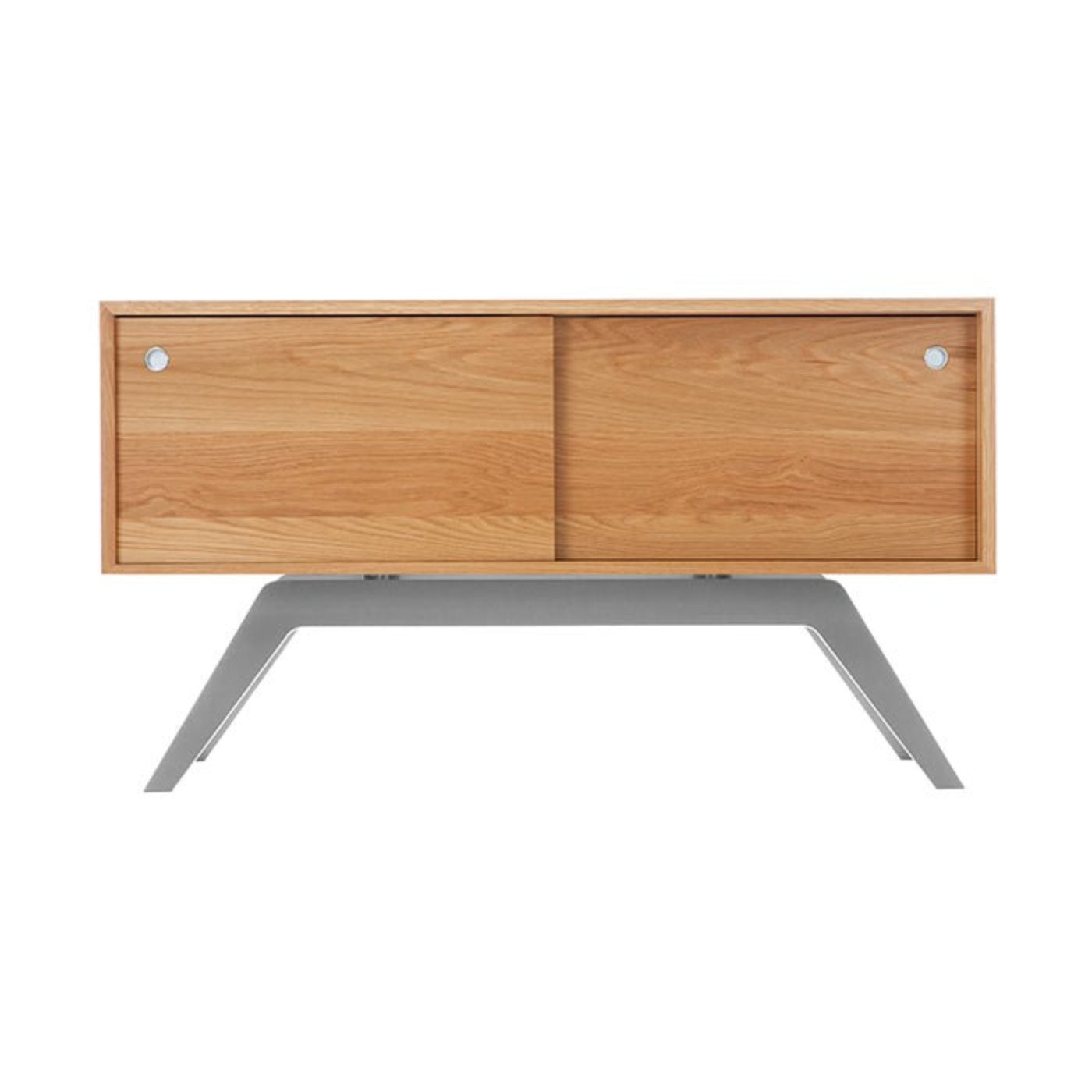 Eastvold Furniture Elko Credenza - Small - White Oak - ELKO_CRED_WHITEOAK_BLACK