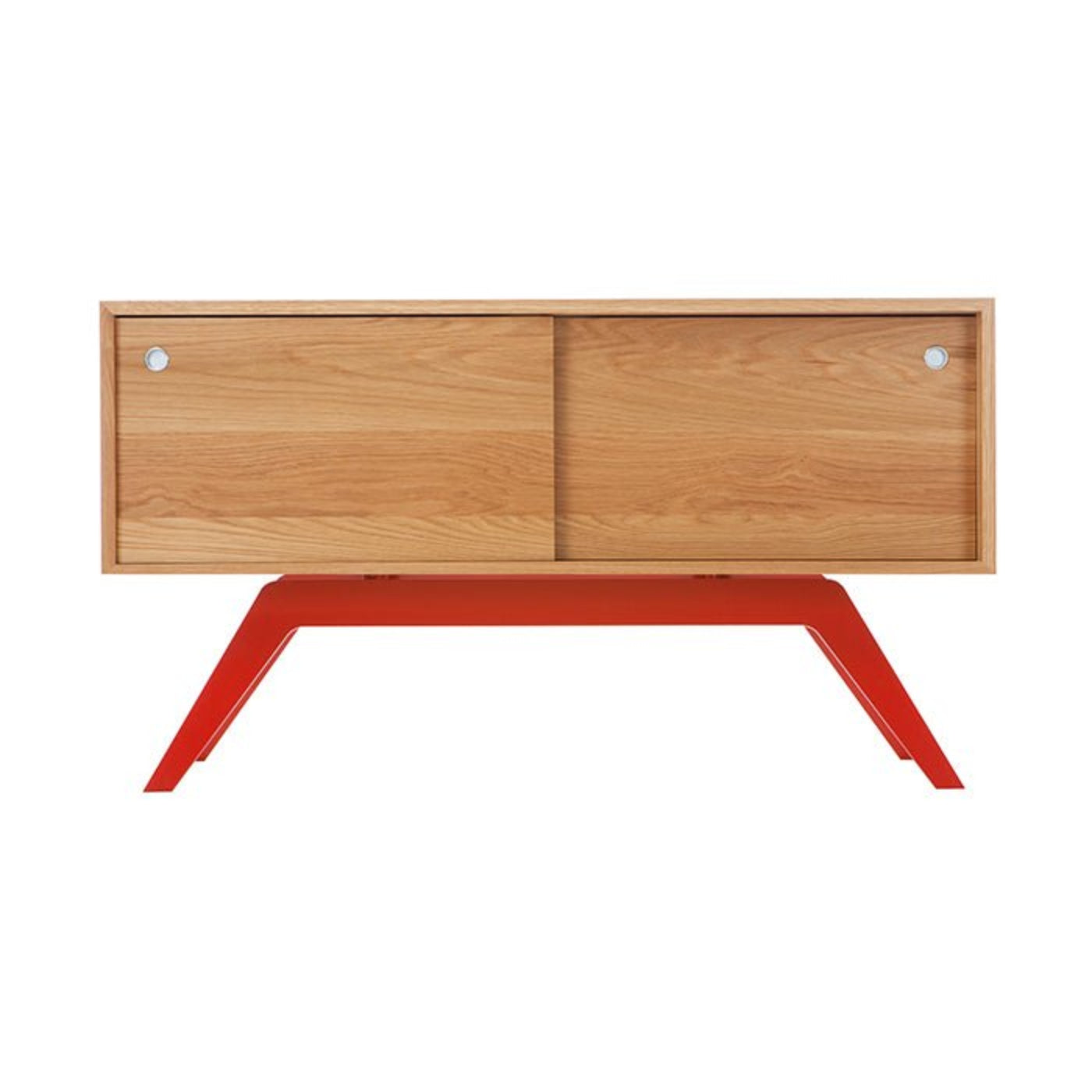 Eastvold Furniture Elko Credenza - Small - White Oak - ELKO_CRED_WHITEOAK_BLACK