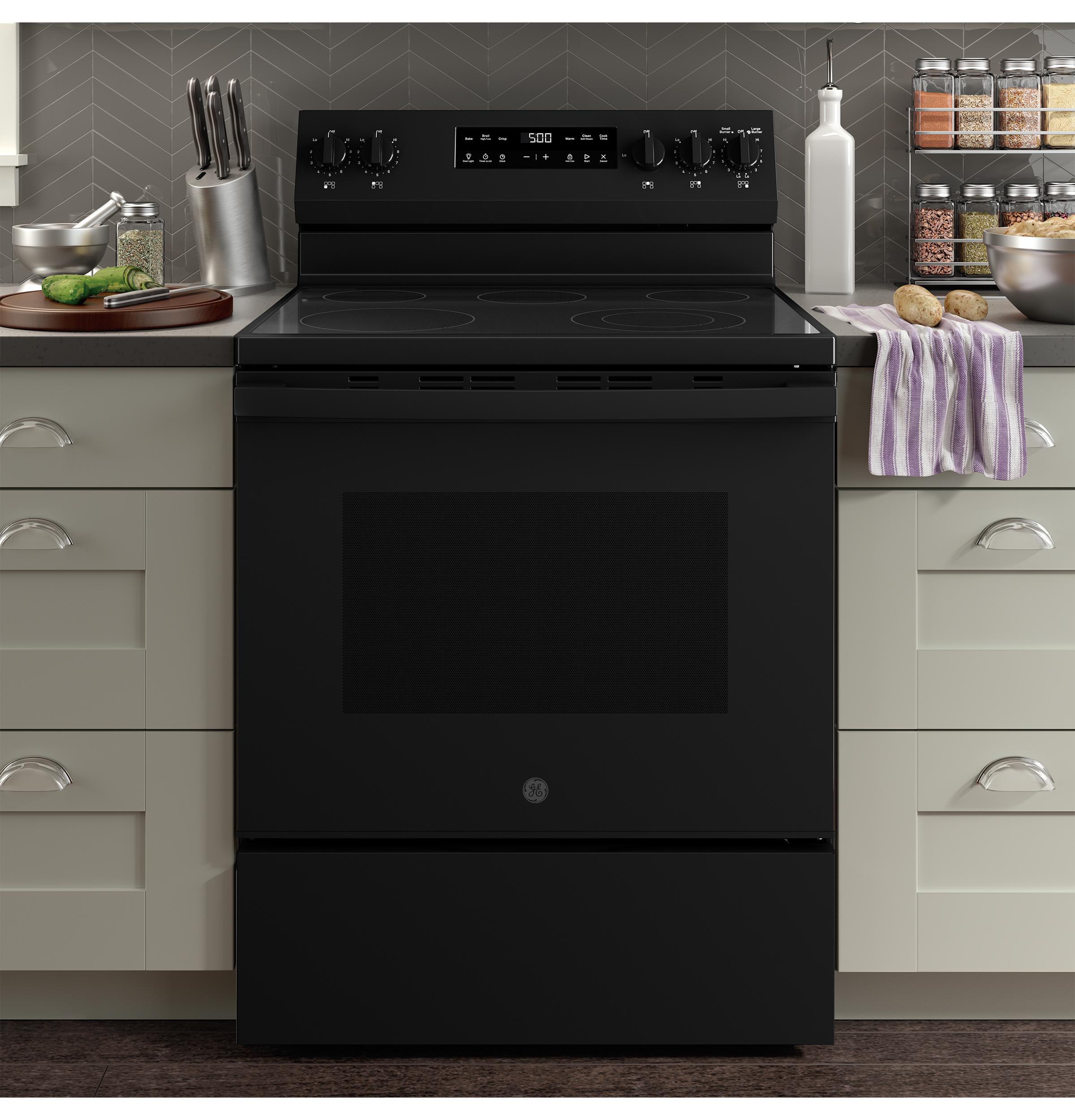 GE APPLIANCES GRF500PVBB GE(R) 30" Free-Standing Electric Range - GRF500PVBB-KT