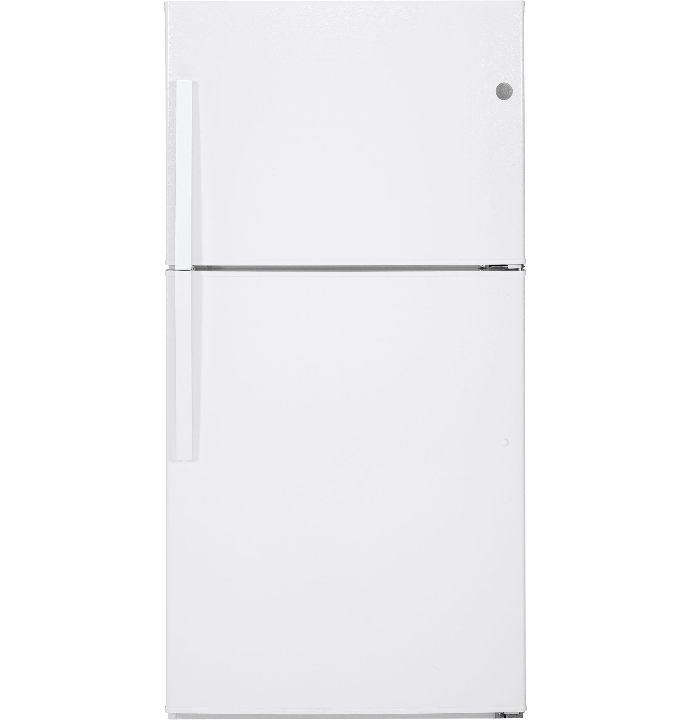 GE APPLIANCES GTE21GTHWW GE(R) ENERGY STAR(R) 21.1 Cu. Ft. Top-Freezer Refrigerator - GTE21GTHWW-KT