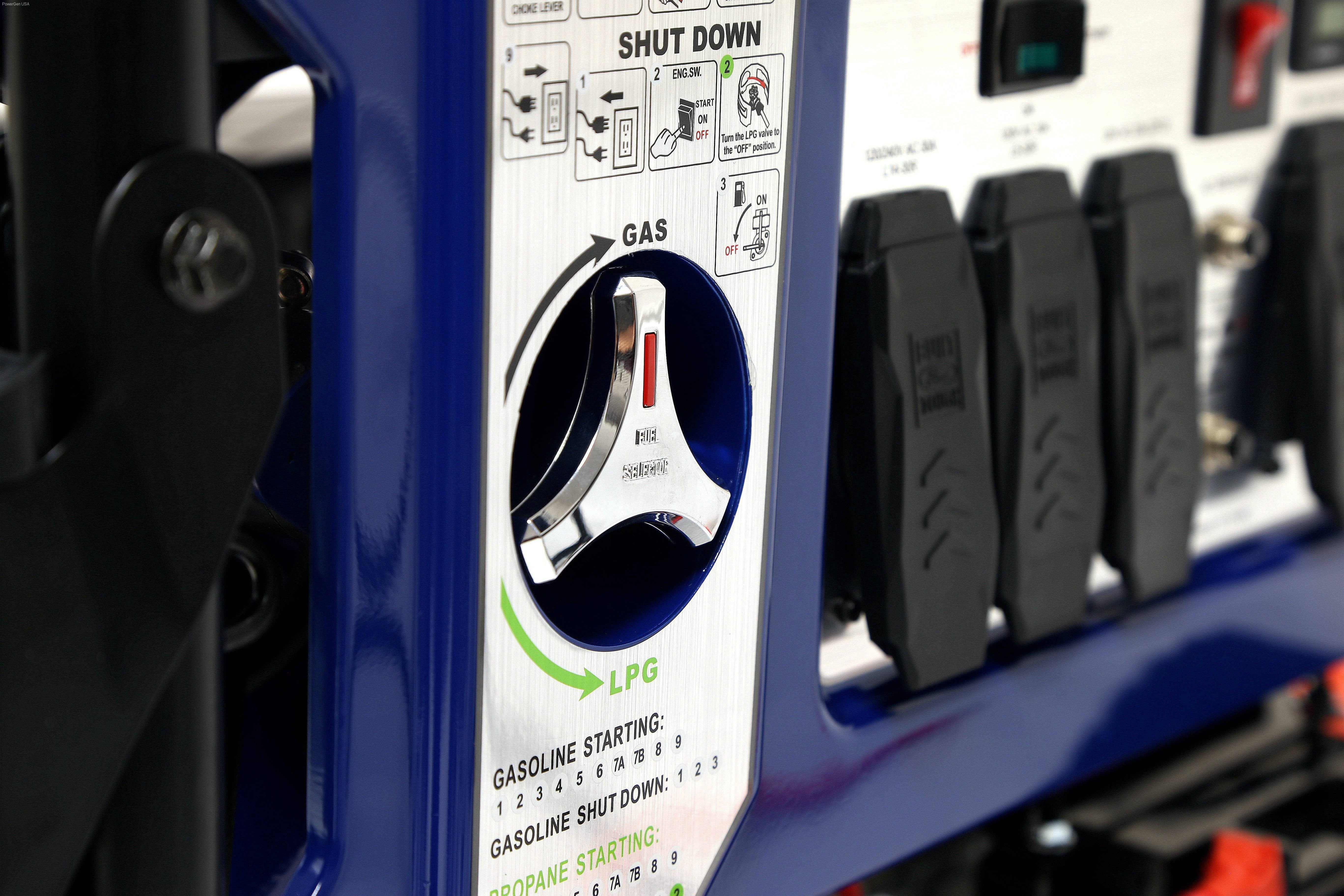 Ford-FG7750PBE 7,750W Dual Fuel Portable Generator with Switch & Go Technology - PowerGen USA - FG7750PBE