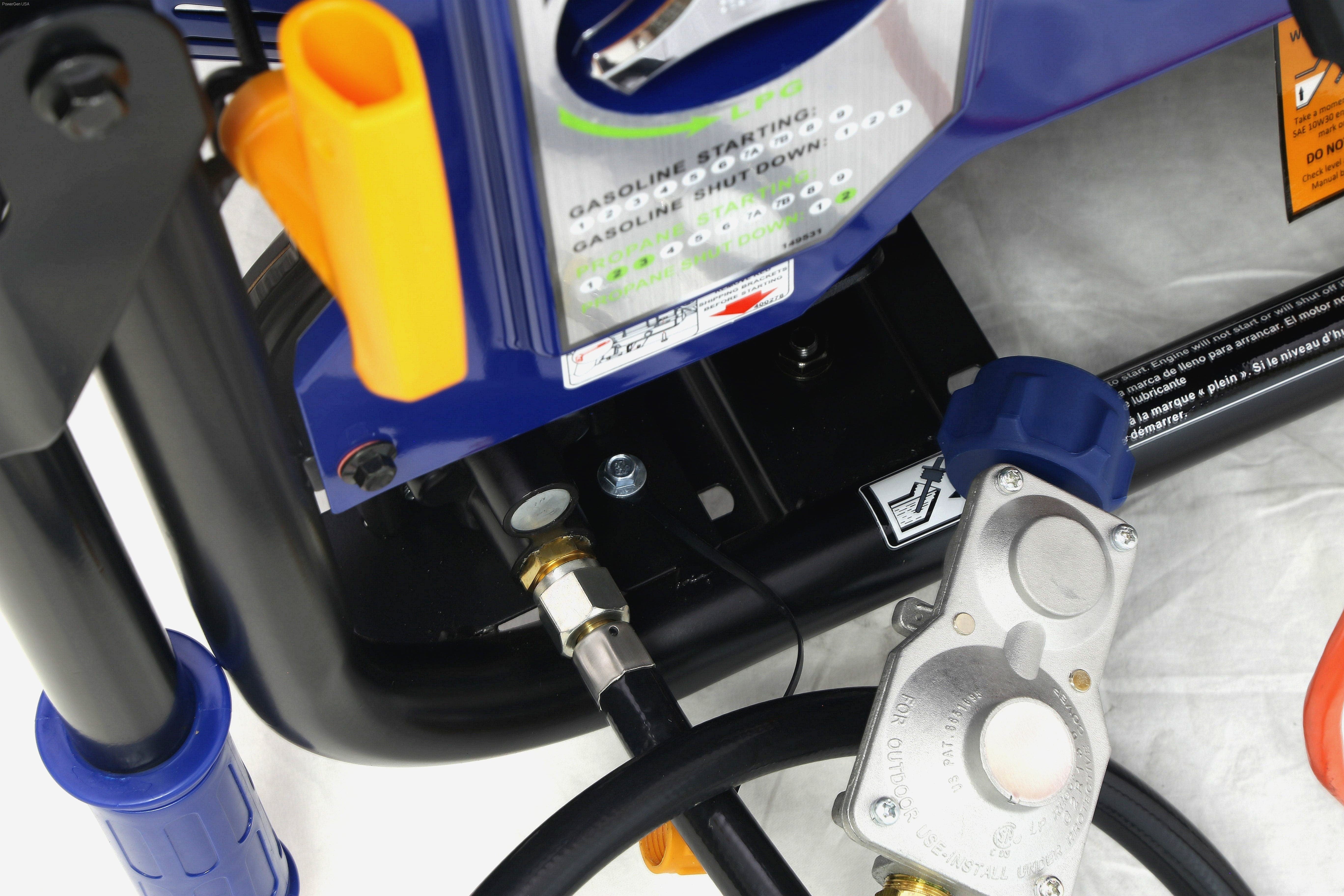 Ford-FG7750PBE 7,750W Dual Fuel Portable Generator with Switch & Go Technology - PowerGen USA - FG7750PBE