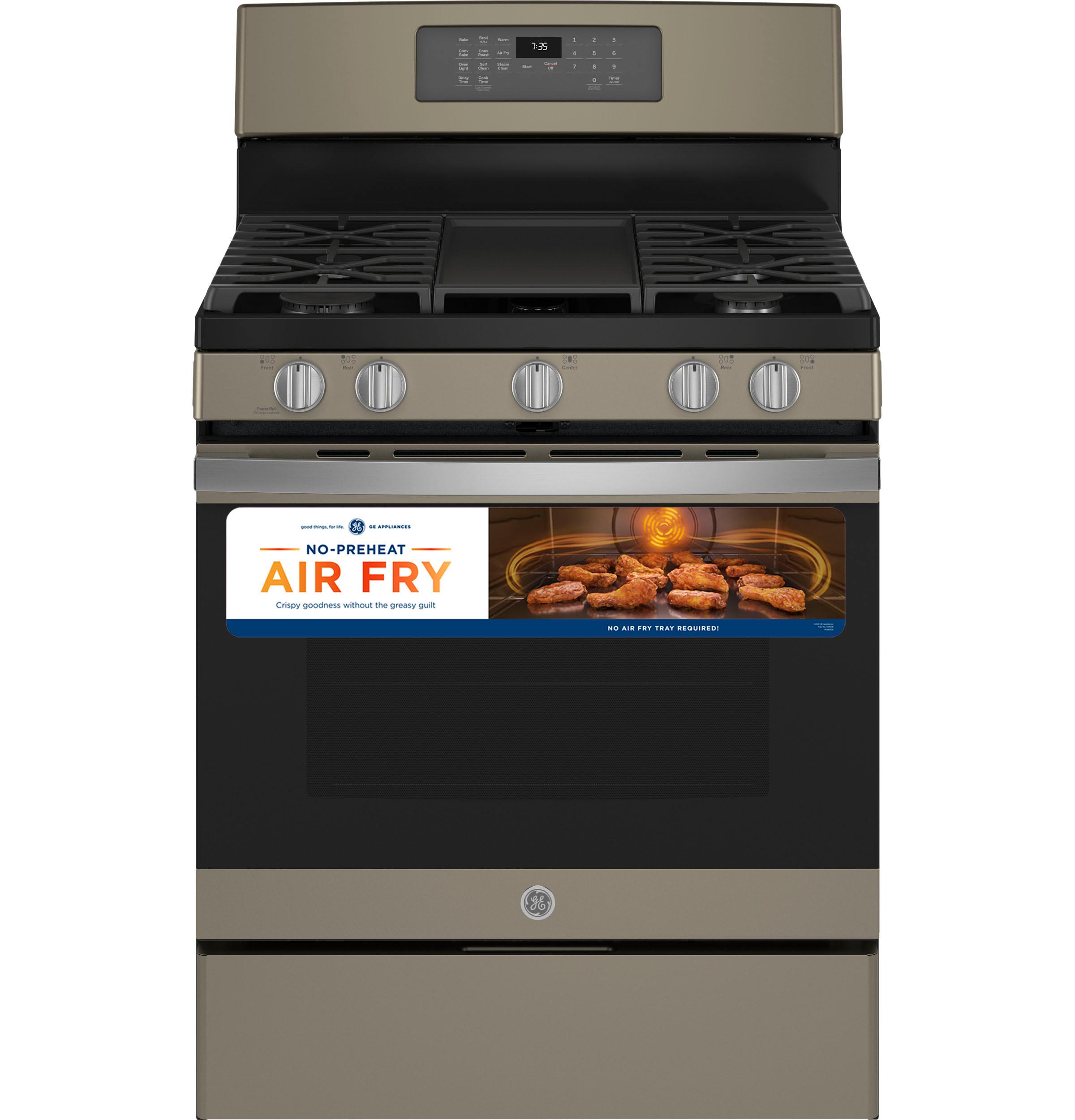 GE APPLIANCES JGB735EPES GE 30" Free-Standing Gas Convection Range with No Preheat Air Fry -JGB735EPES