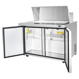 Frigos FG-SWPT-48-MT 48" 2-Door Mega Top Prep Table, Aluminum Interior, SS Floor