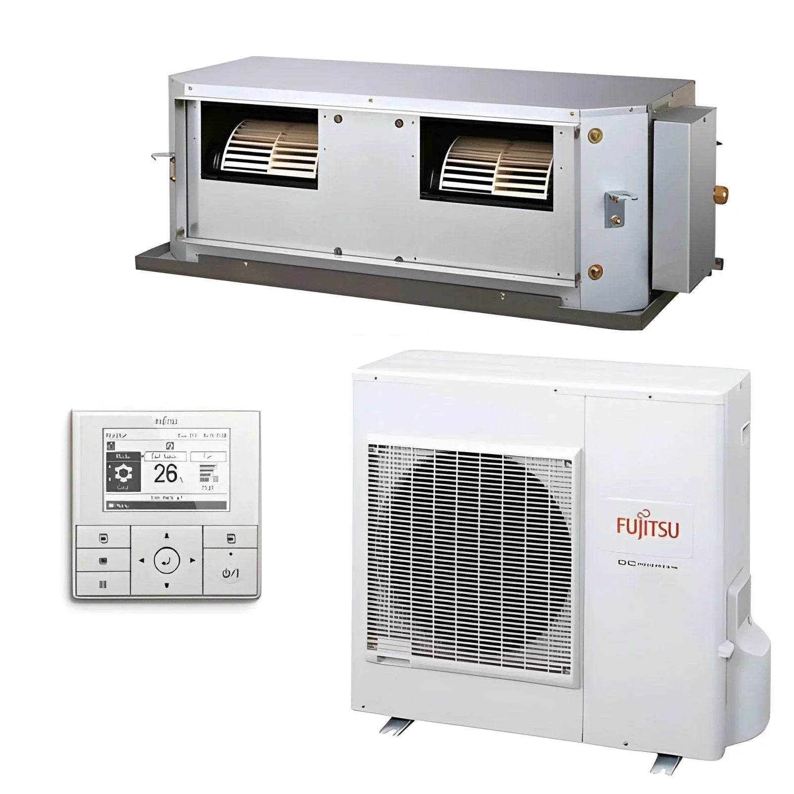 Fujitsu 14kW Inverter Ducted Air Conditioner System High Static SET - ARTG54LHTC