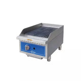Globe GCB15G-RK 15" Gas Lava Rock Charbroiler - 40,000 BTU - GLGCB15GRK