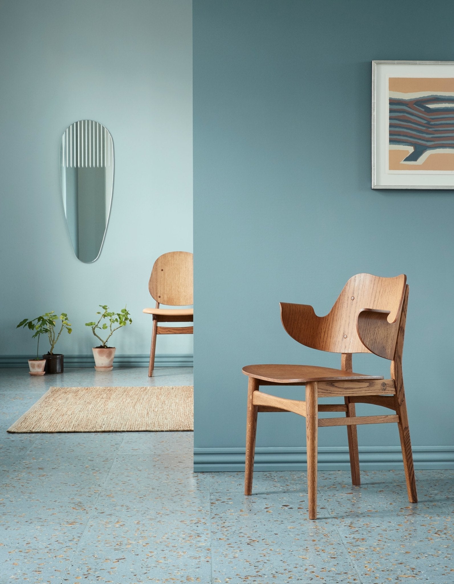 Warm Nordic Gesture Dining Chair - No Upholstery - 2405034