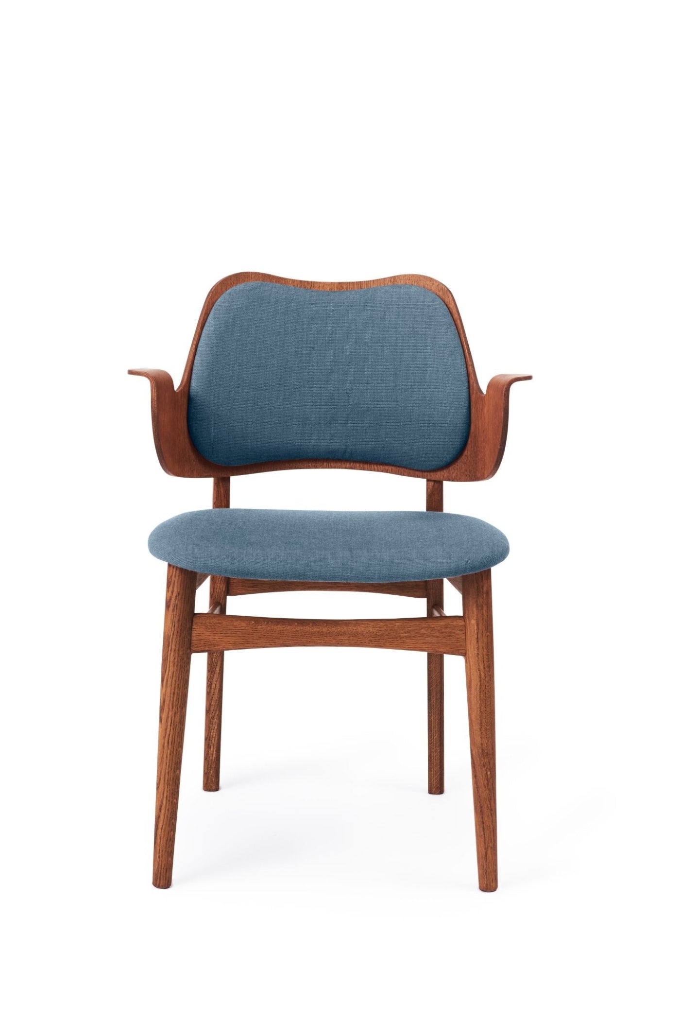Warm Nordic Gesture Dining Chair - Upholstered Back and Seat - 2405089