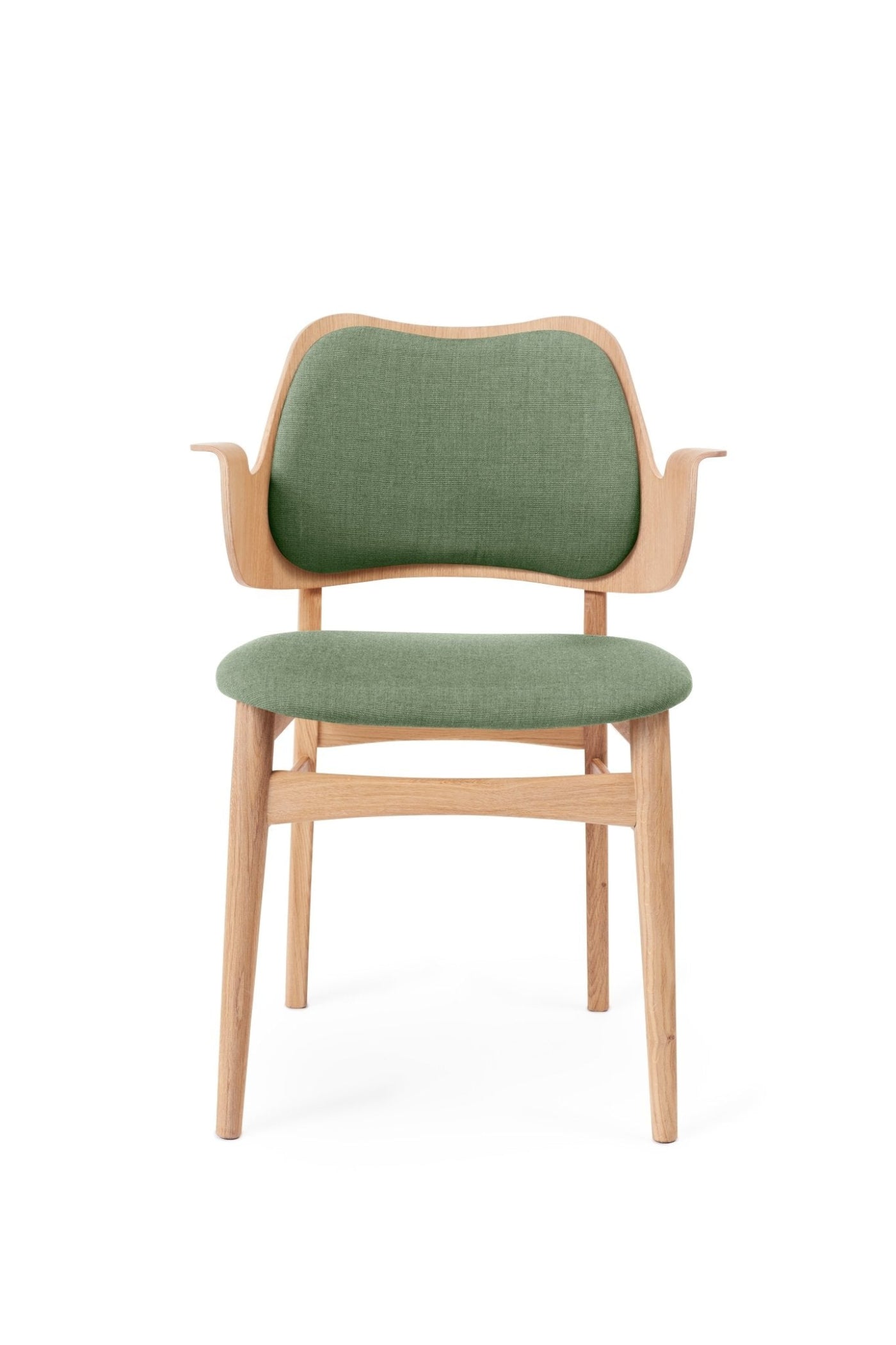 Warm Nordic Gesture Dining Chair - Upholstered Back and Seat - 2405089