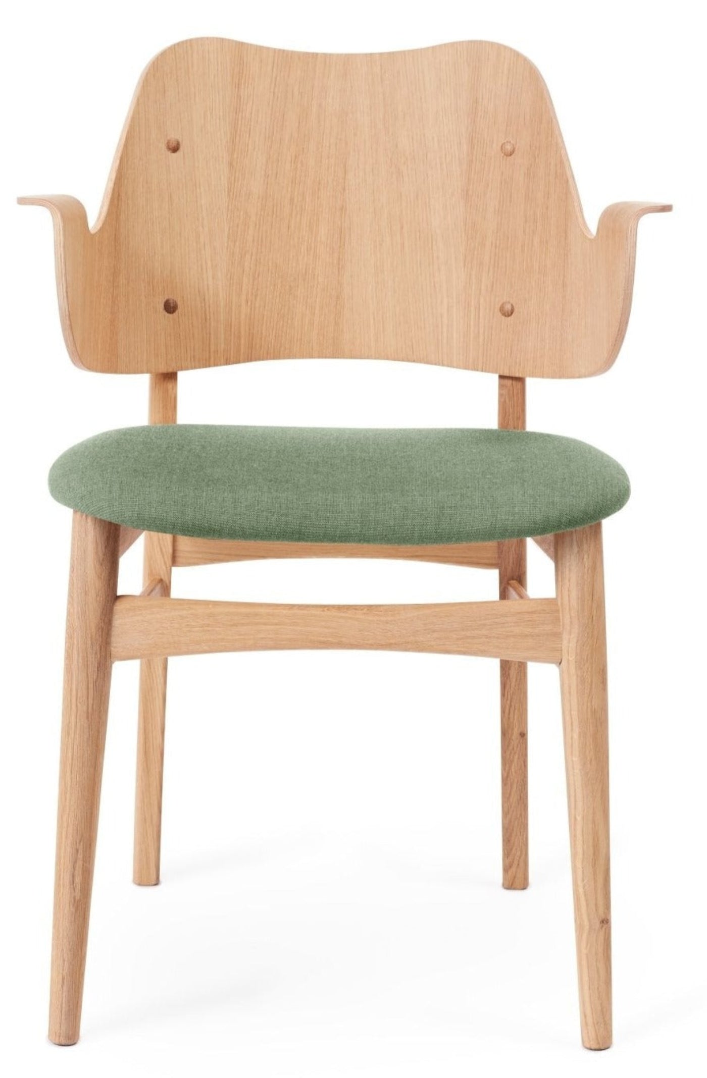 Warm Nordic Gesture Dining Chair - Upholstered Seat - 2405026