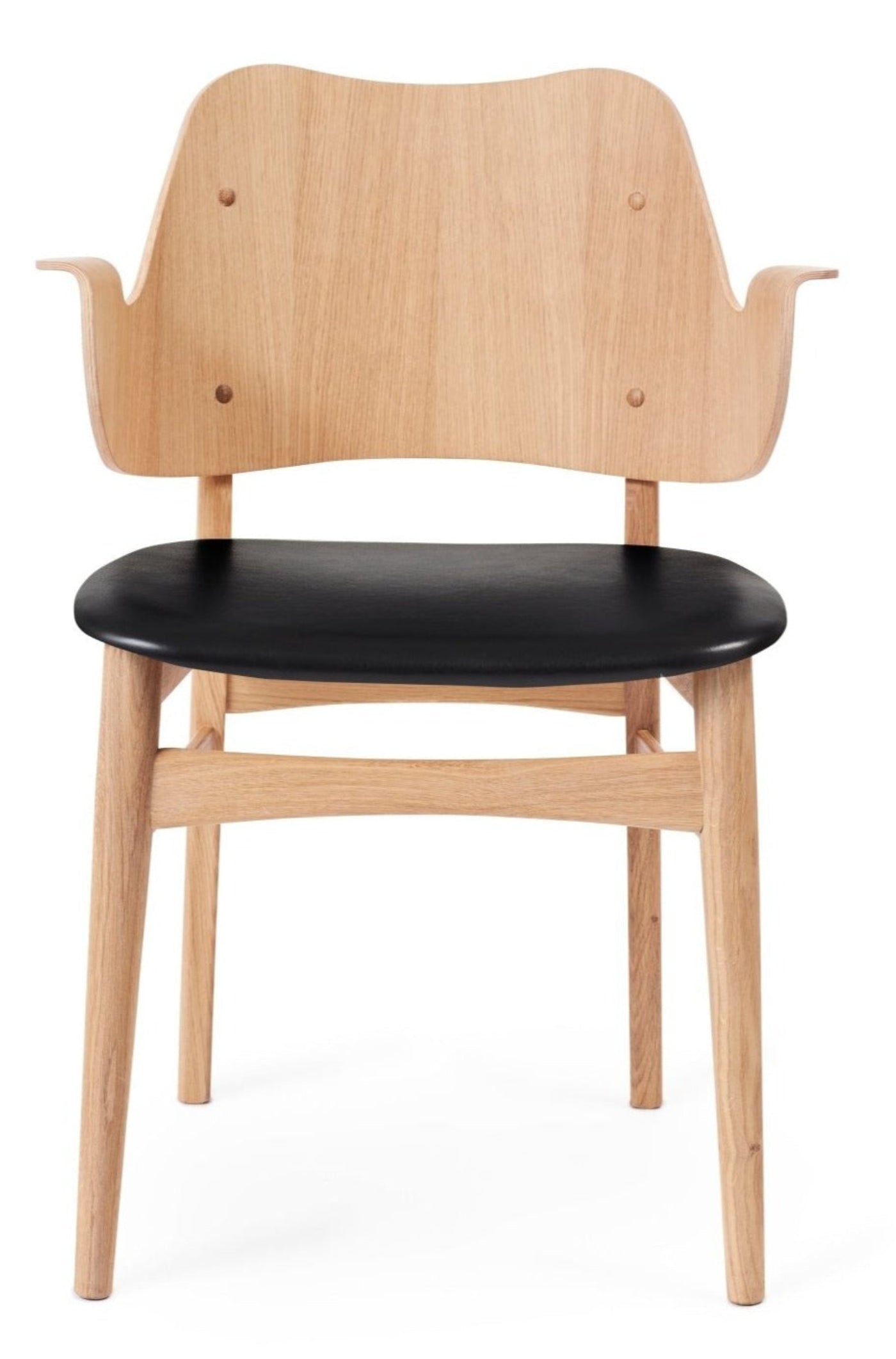 Warm Nordic Gesture Dining Chair - Upholstered Seat - 2405026