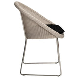 Vincent Sheppard Gipsy Dining Chair - Stainless Steel Base - KIT-GD015S007-S0606