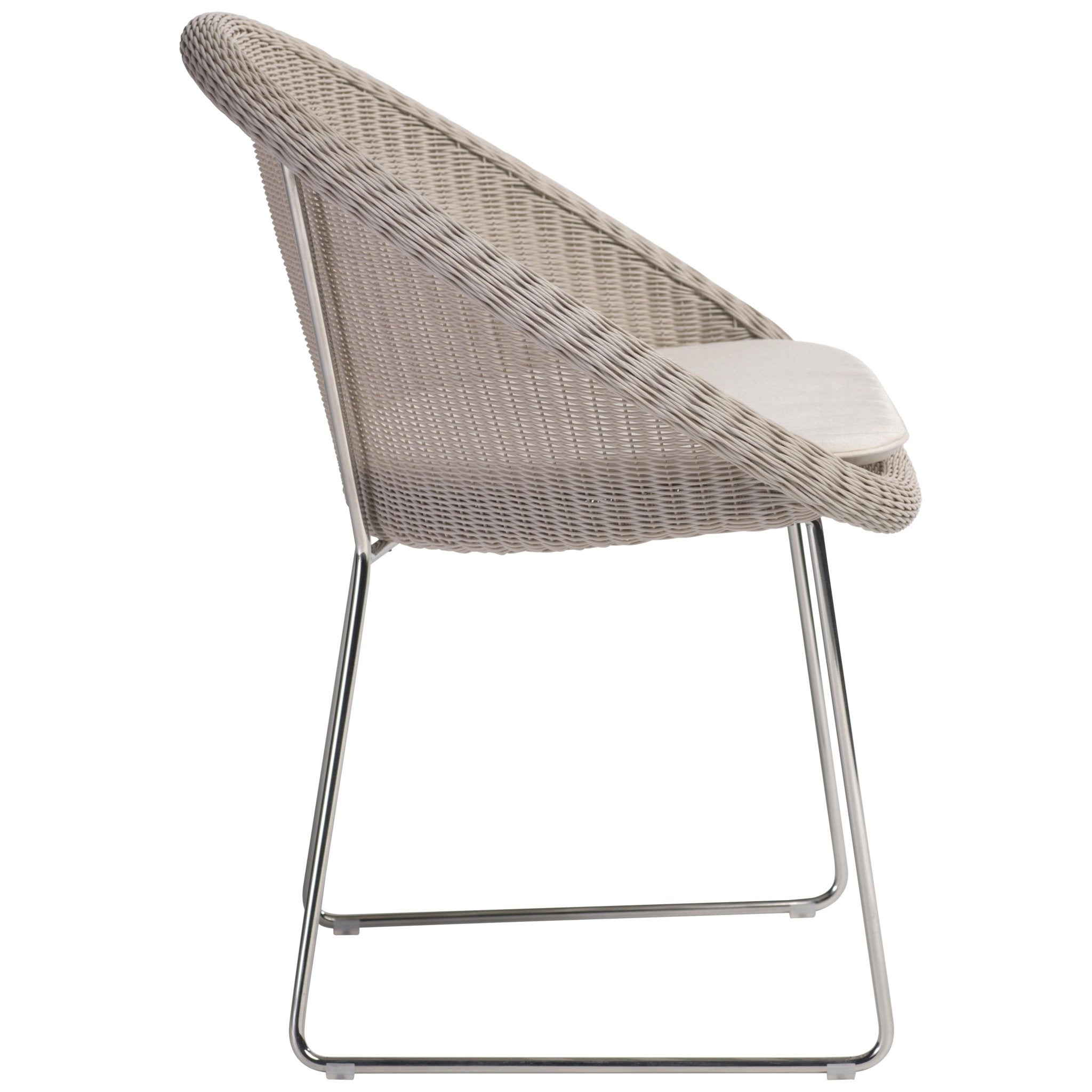 Vincent Sheppard Gipsy Dining Chair - Stainless Steel Base - KIT-GD015S007-S0606