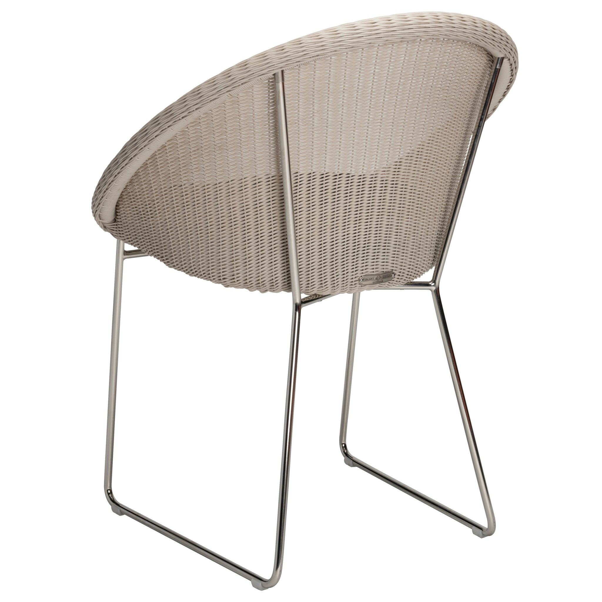 Vincent Sheppard Gipsy Dining Chair - Stainless Steel Base - KIT-GD015S007-S0606