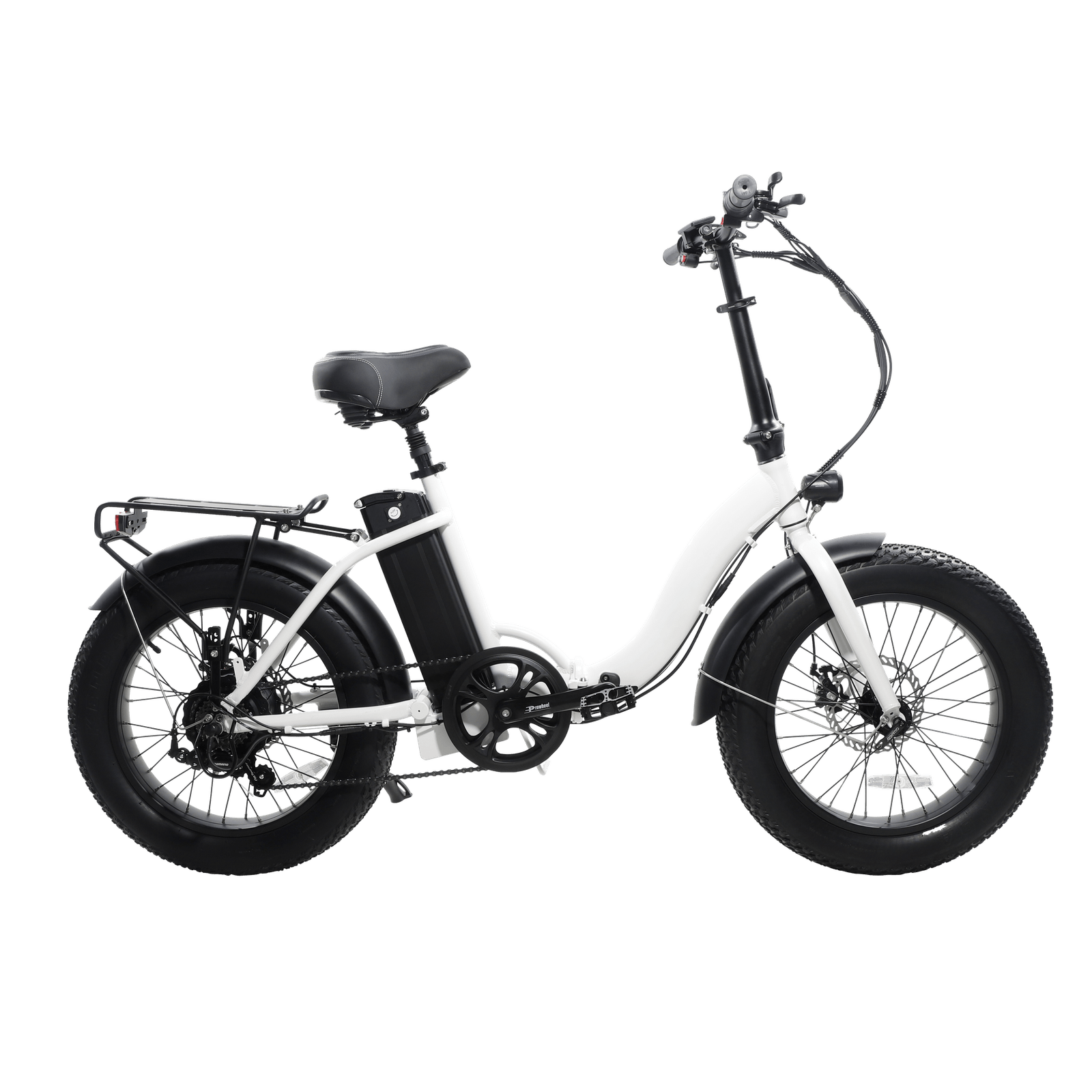 GlareWheel New EB-RE 48V/13Ah 20' Fat Tire Folding Electric Bike EB-REPRO 1
