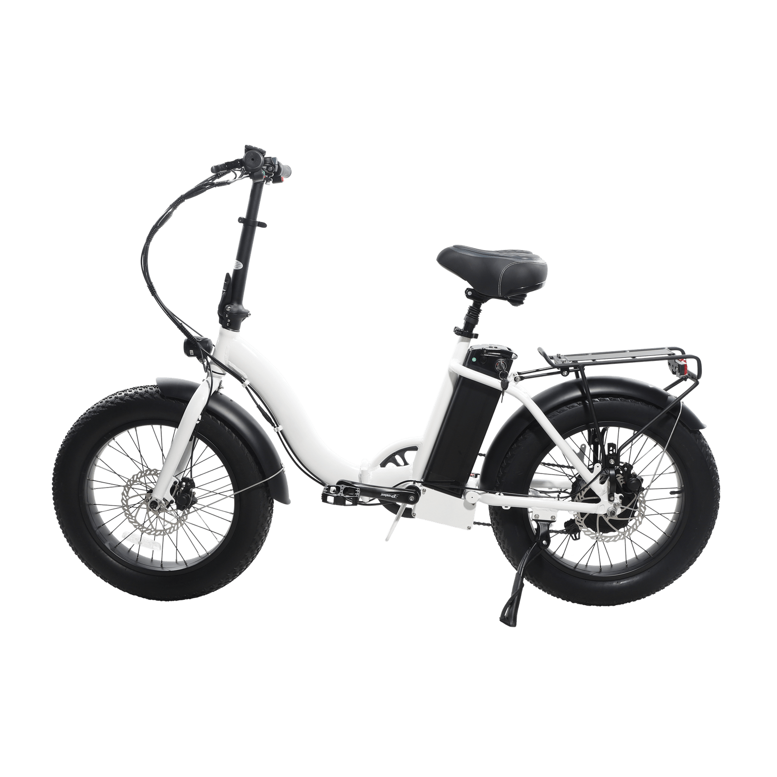 GlareWheel New EB-RE 48V/13Ah 20' Fat Tire Folding Electric Bike EB-REPRO 1