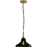 Davey Lighting Glass School Pendant Light Size 1