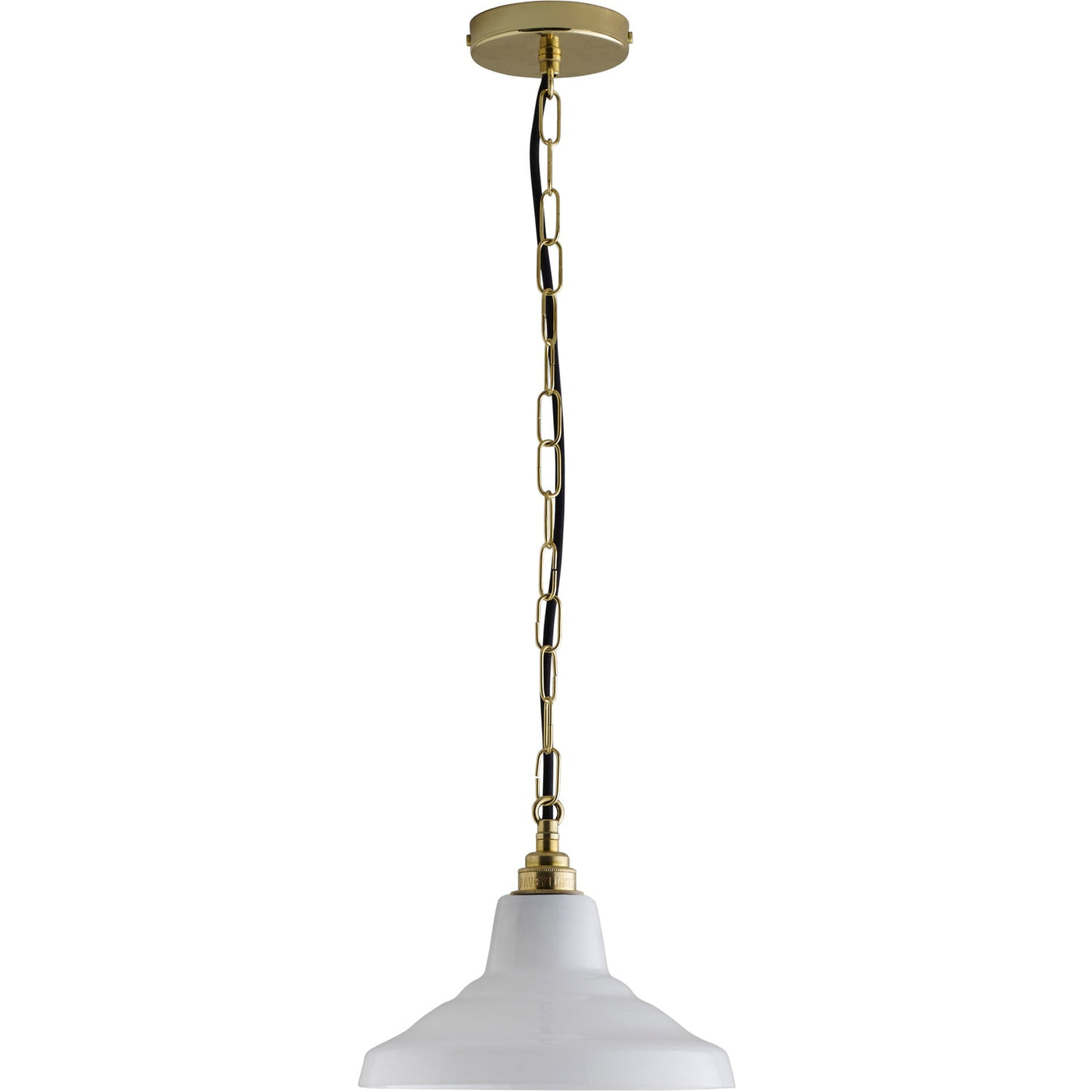 Davey Lighting Glass School Pendant Light Size 1