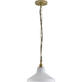 Davey Lighting Glass School Pendant Light Size 1