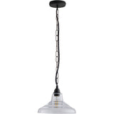 Davey Lighting Glass School Pendant Light Size 1